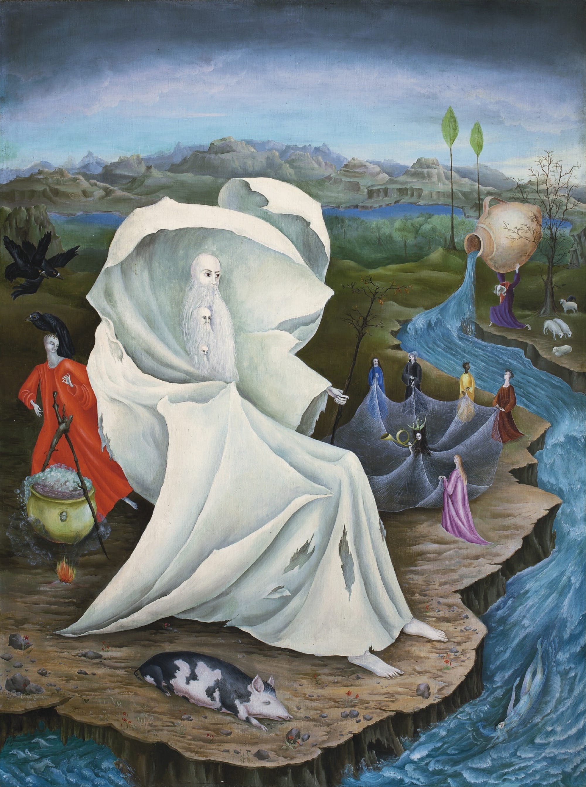 zostawiłam konwenanse za drzwiami. Leonora Carrington, praca 5.