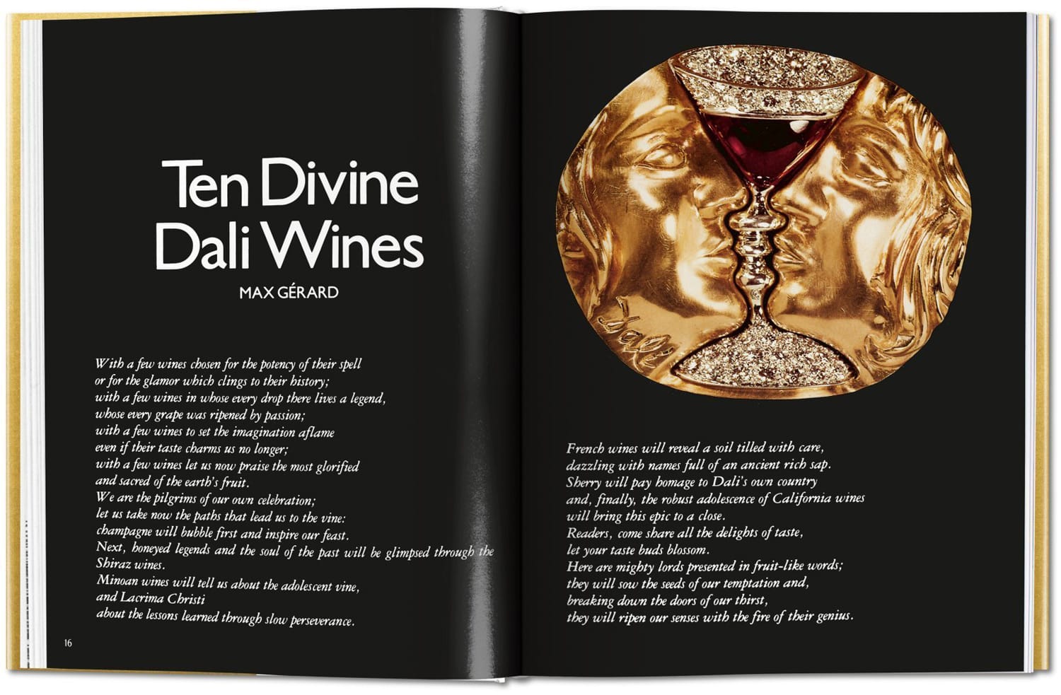 wino otwiera drzwi wyobraźni. Salvador Dalí, praca 6.