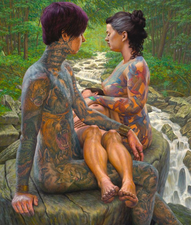 historia sztuki wylała się ze snu. F. Scott Hess, praca 4.