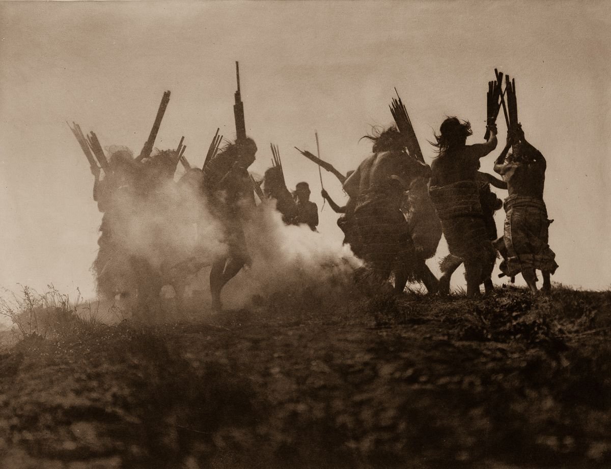 twarze zapisane na starych kliszach. Edward S. Curtis, praca 5.