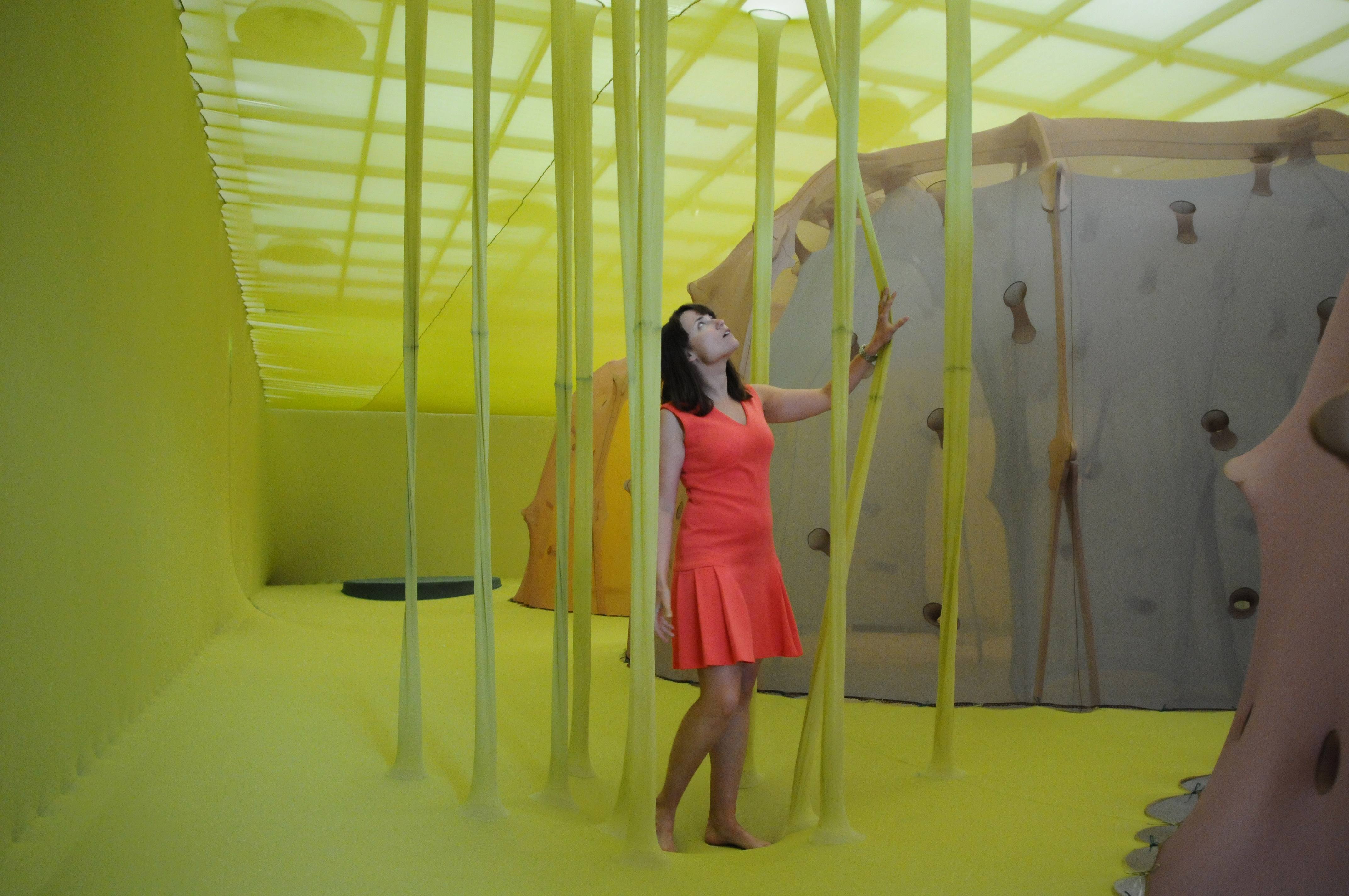 wejdź, to trochę jak ciało. Ernesto Neto, praca 10.