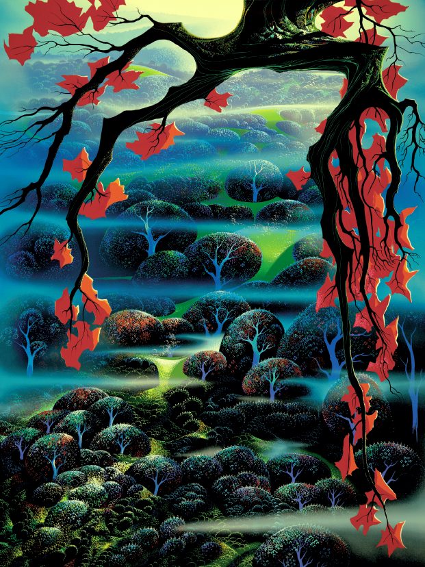 dolina pamięta inny porządek. Eyvind Earle, praca 3.