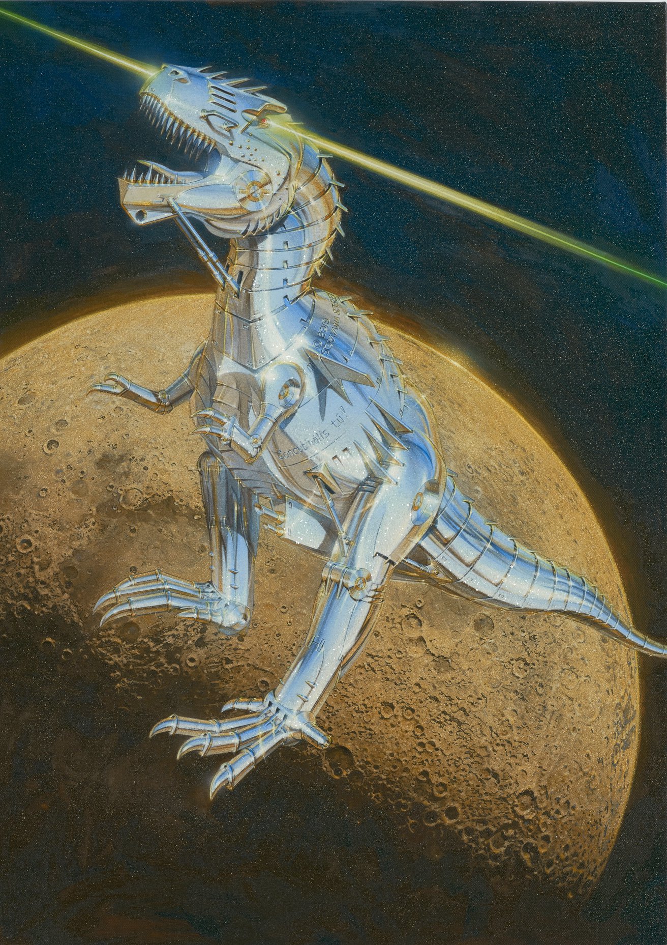 przyszłość odbija się w chromie. Hajime Sorayama, praca 4.