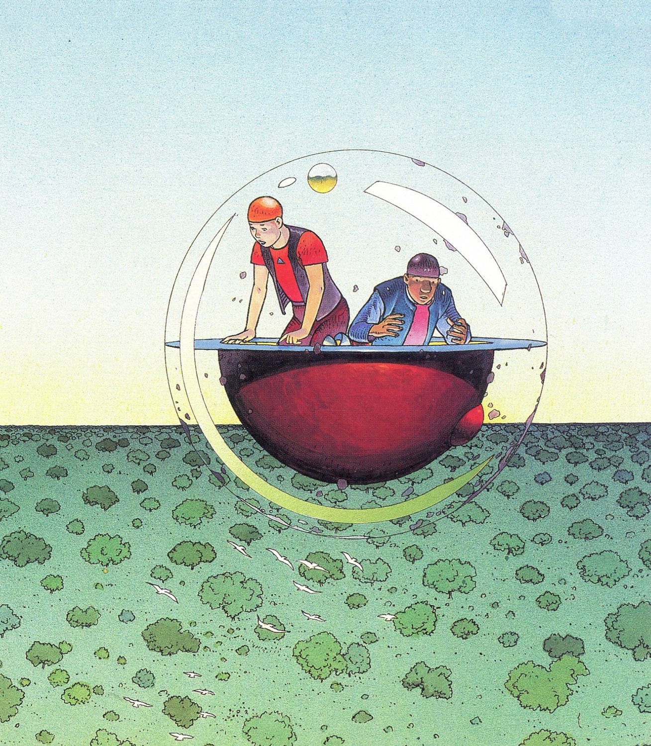 w edenie nikt nie pyta o drogę. Moebius (Jean Giraud), praca 2.