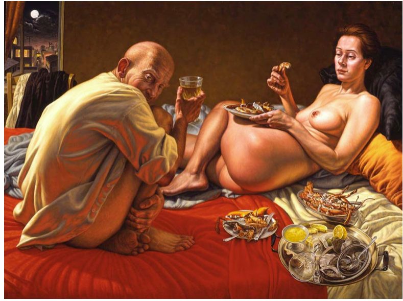 historia sztuki wylała się ze snu. F. Scott Hess, praca 9.