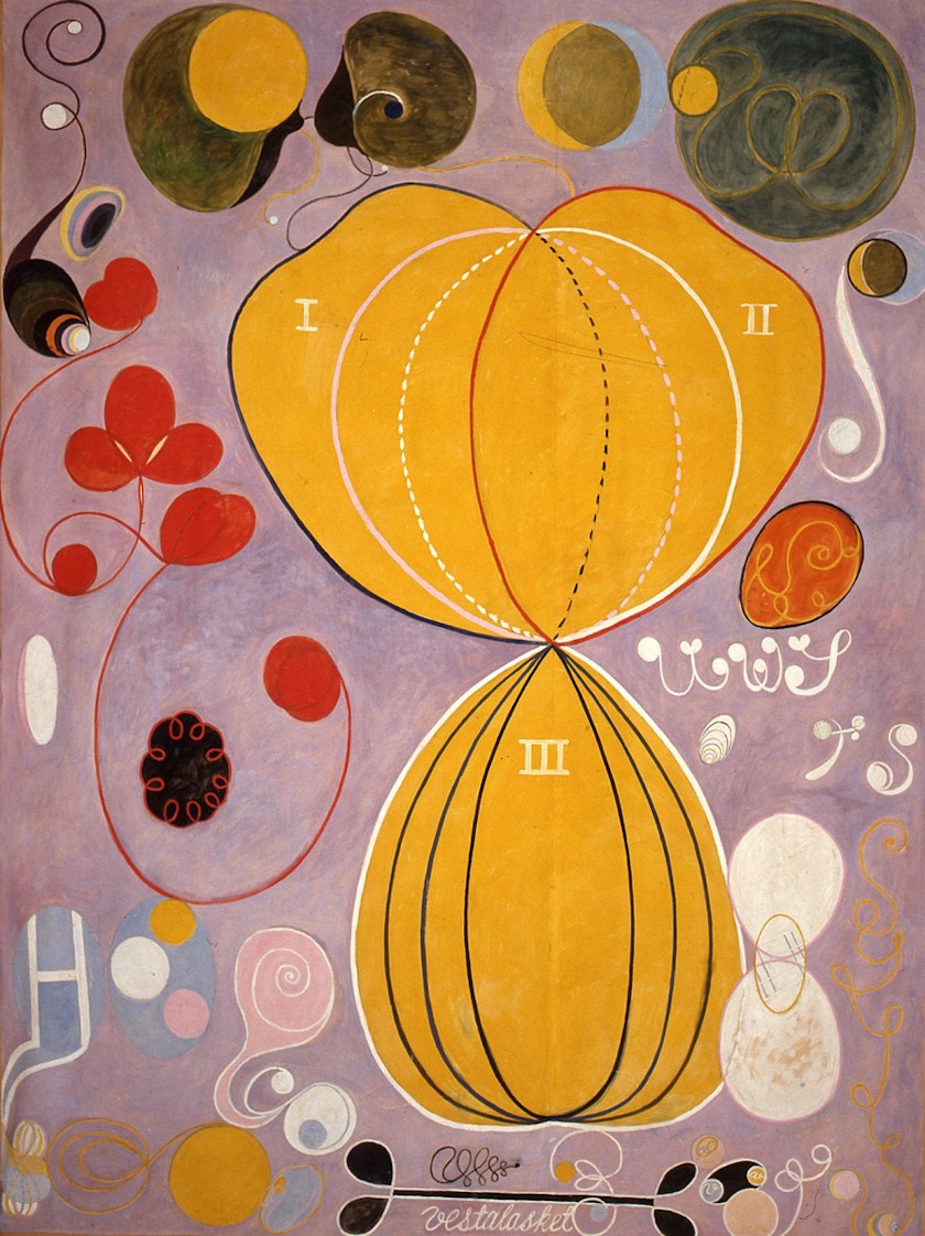 zanim świat dostał nazwy. Hilma af Klint, praca 3.