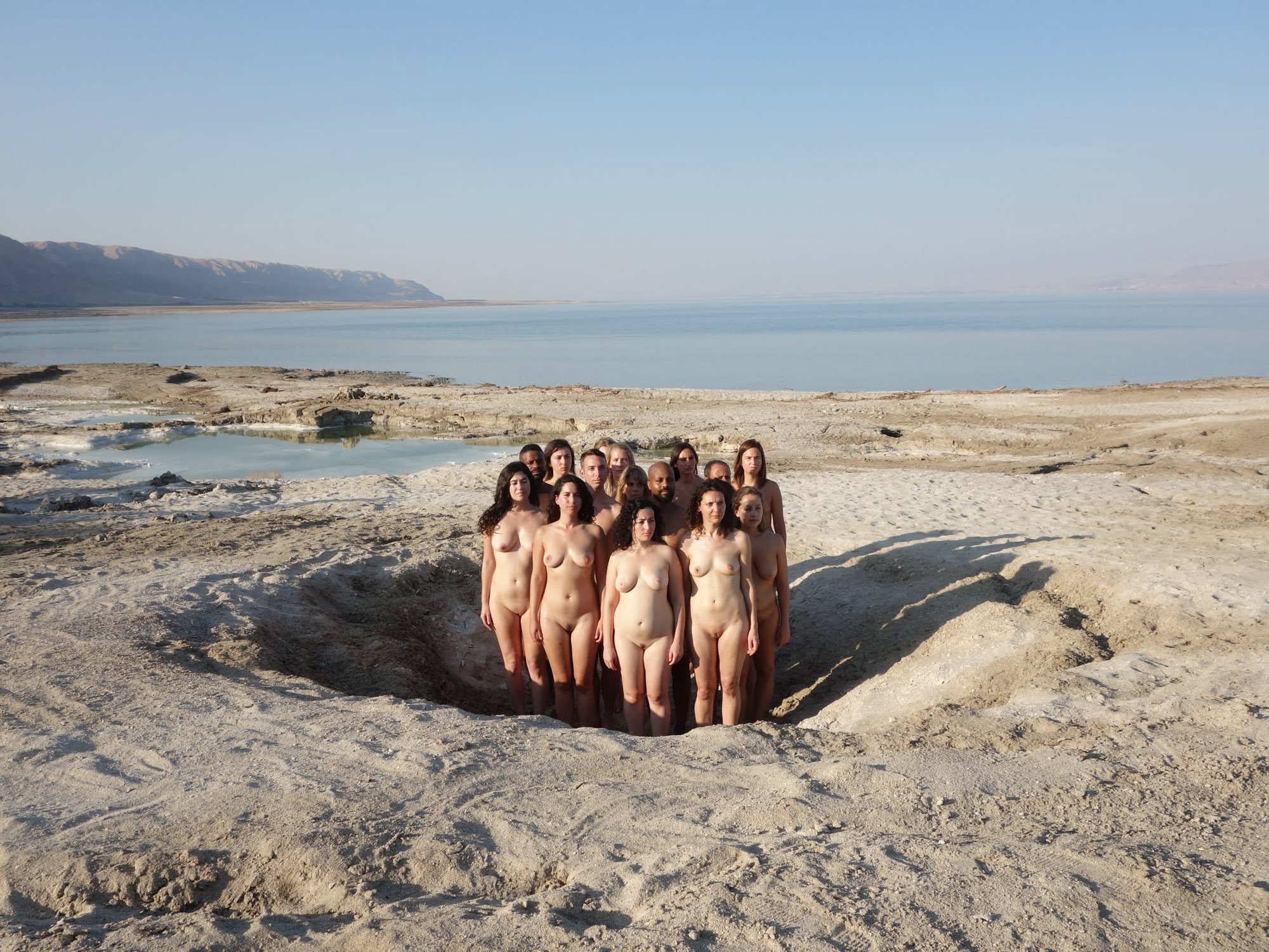 miasto na chwilę zdjęło ubranie. Spencer Tunick, praca 1.