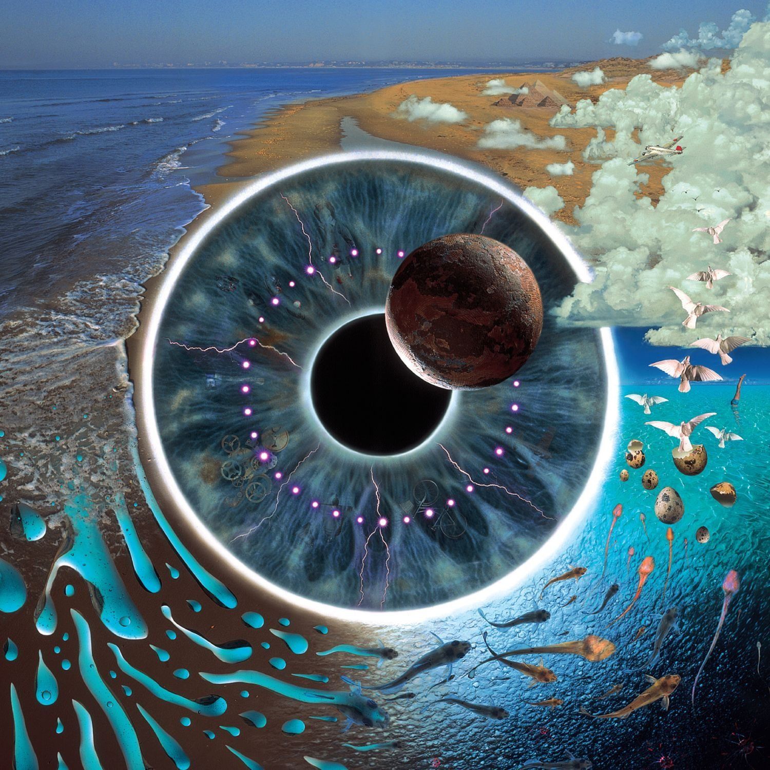 płyta zaczyna się od obrazu. Storm Thorgerson, praca 2.