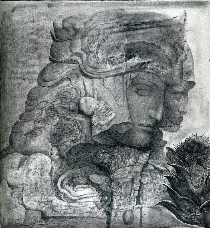 sufit jest bliżej nieba, niż myślisz. Ernst Fuchs, praca 2.