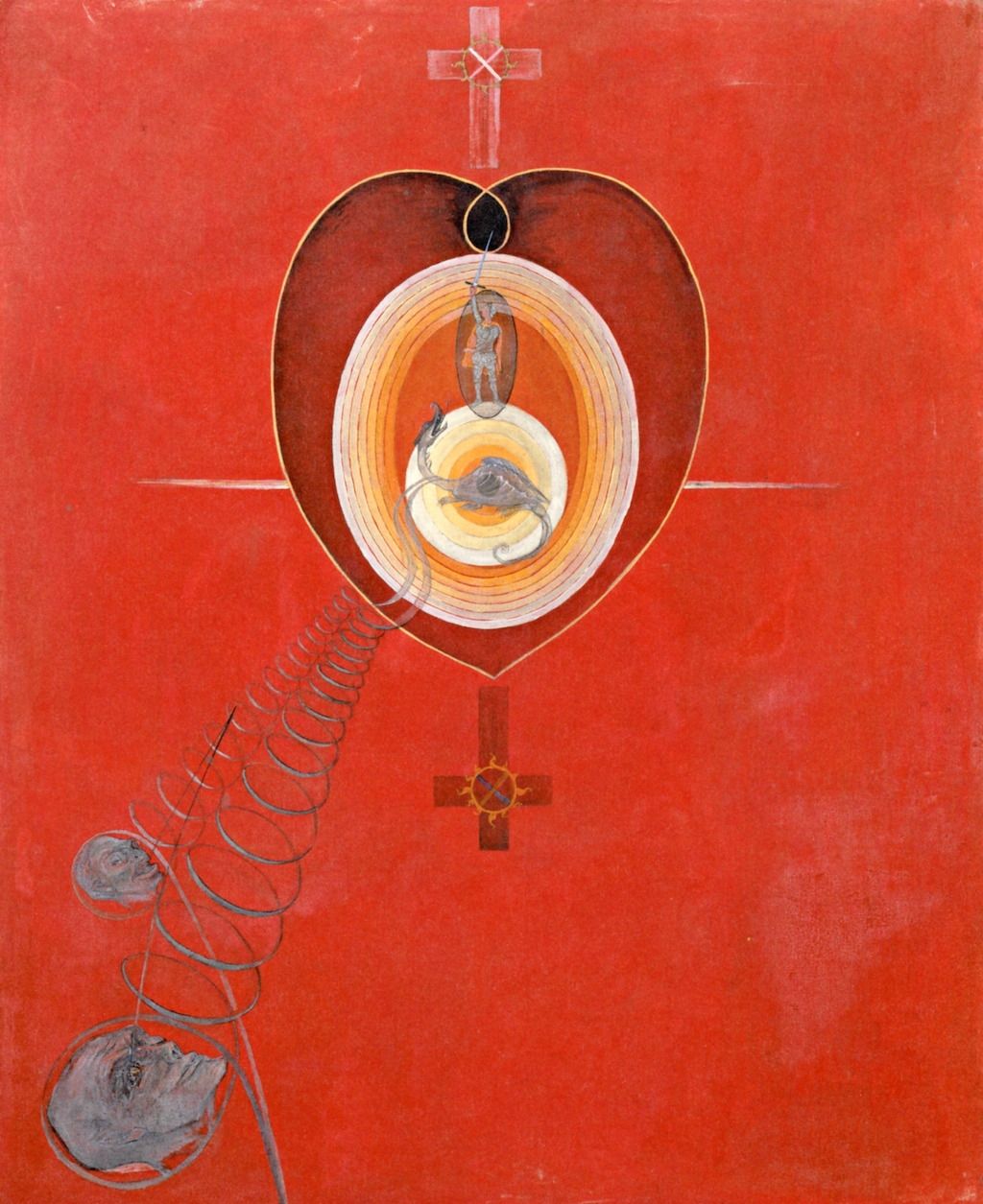 zanim świat dostał nazwy. Hilma af Klint, praca 9.