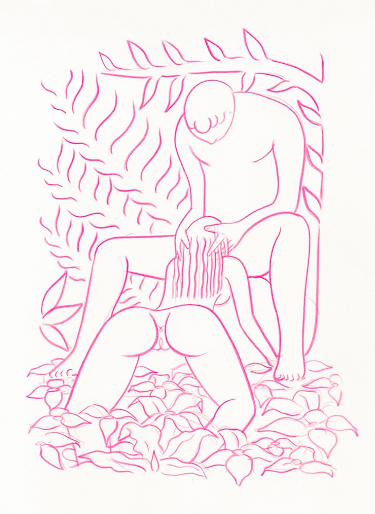 wiosna nie umie trzymać rąk przy sobie. Alphachanneling, praca 8.
