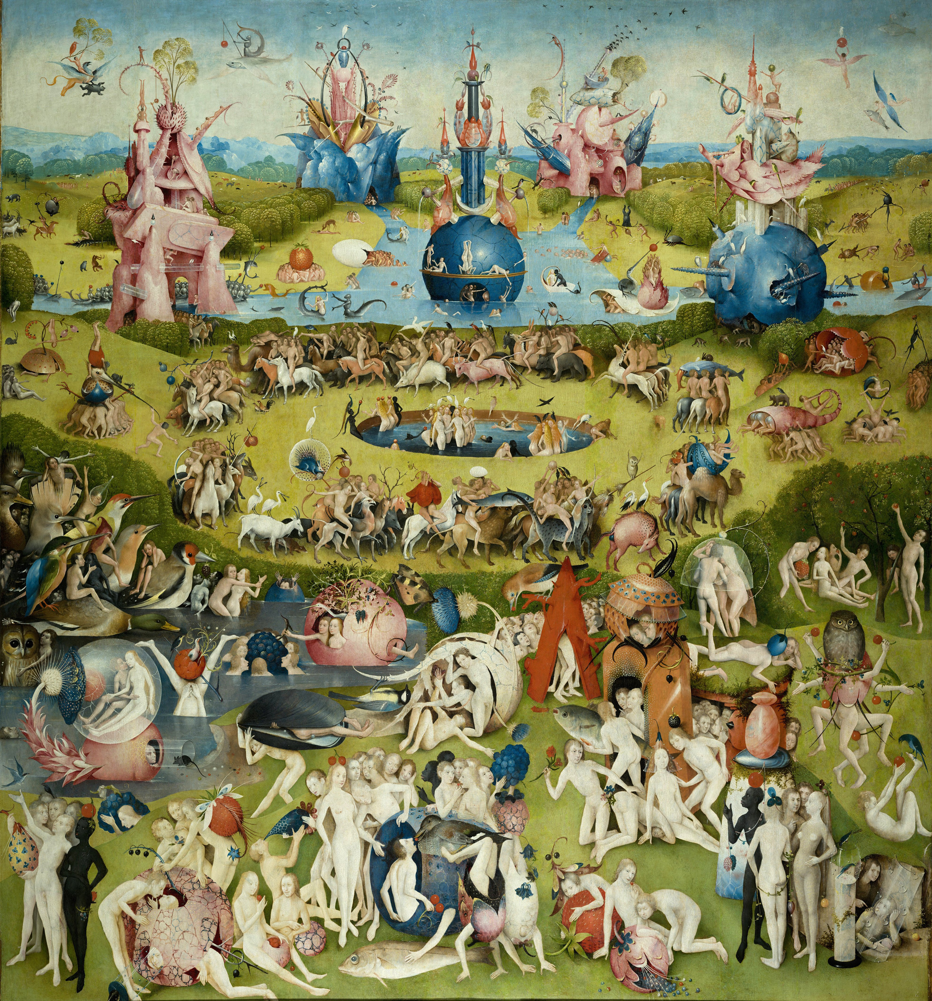 tylko nie depcz tych rozkoszy. Hieronymus Bosch, praca 5.