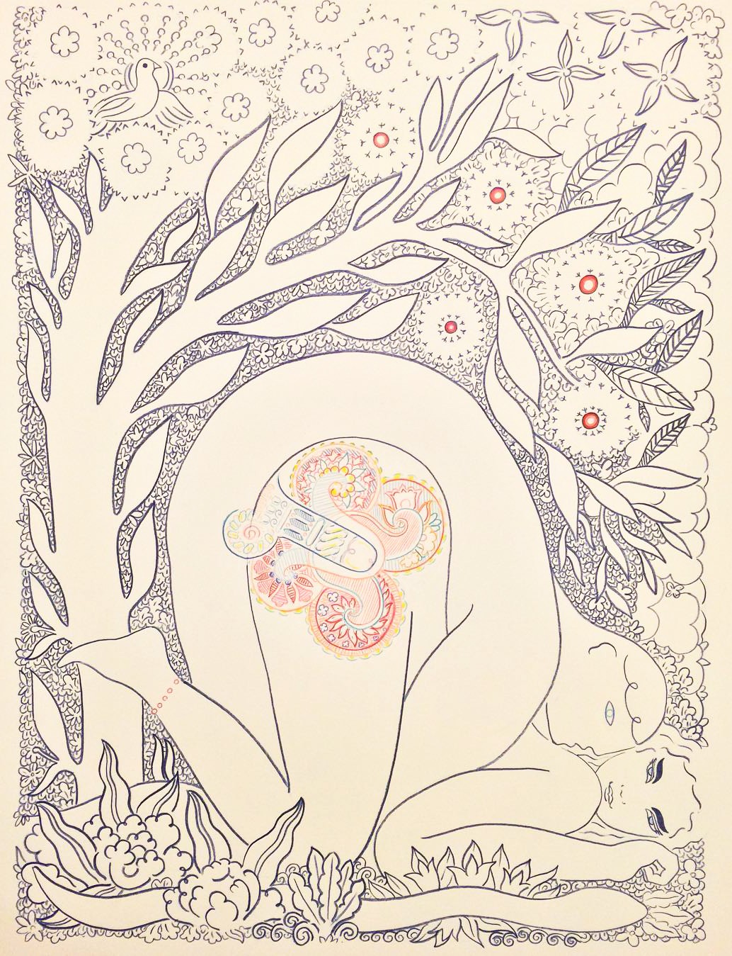wiosna nie umie trzymać rąk przy sobie. Alphachanneling, praca 5.