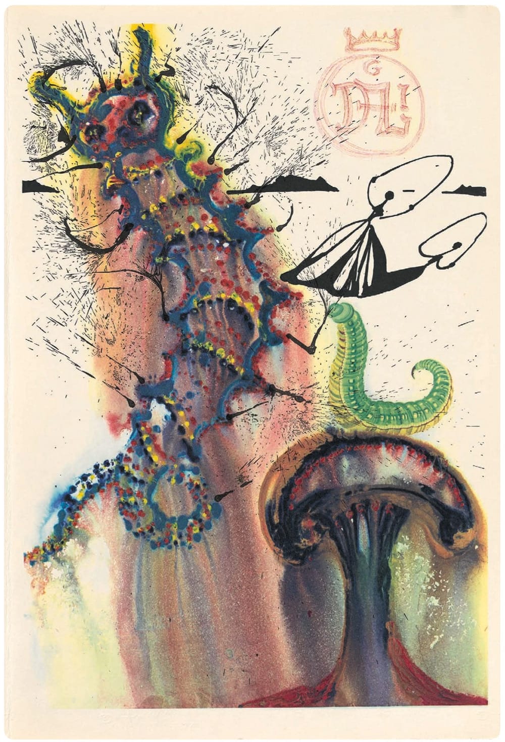 alicja trafiła do jeszcze dziwniejszej krainy. Salvador Dalí, praca 2.