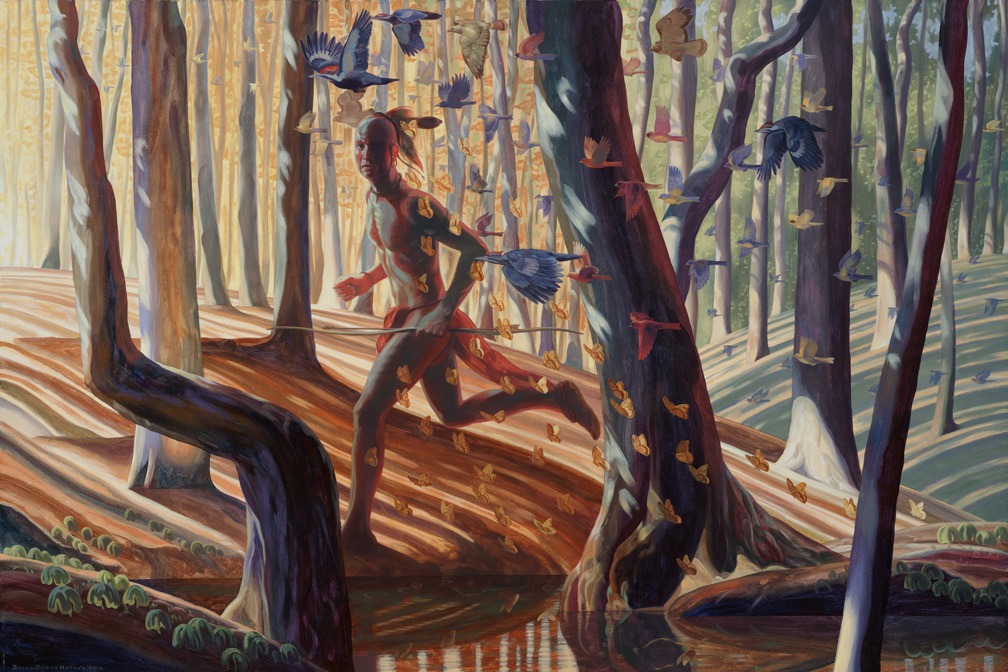 drzewa, które świecą od środka. Bryan Haynes, praca 7.
