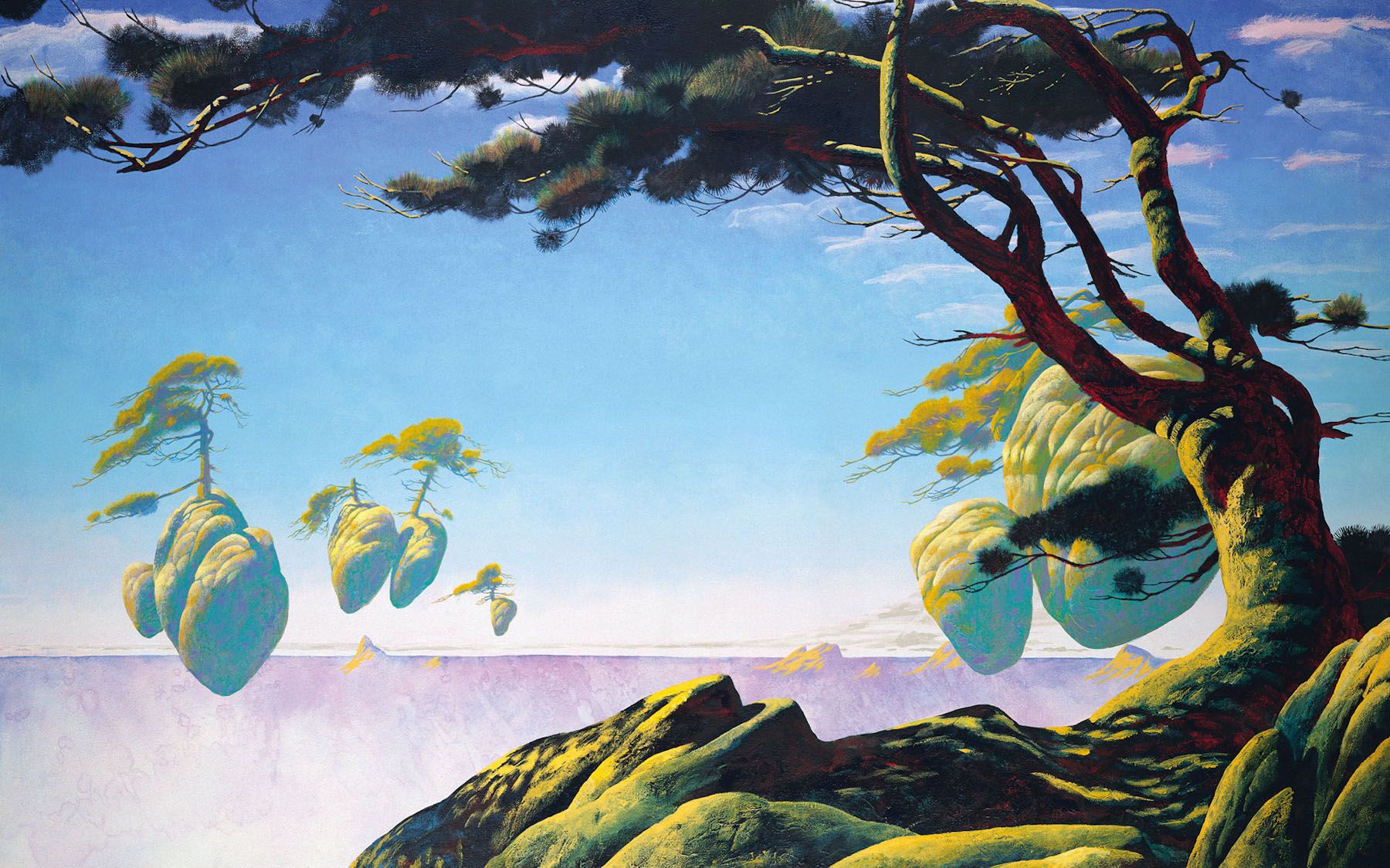 wyspa zgubiła ziemię. Roger Dean, praca 1.
