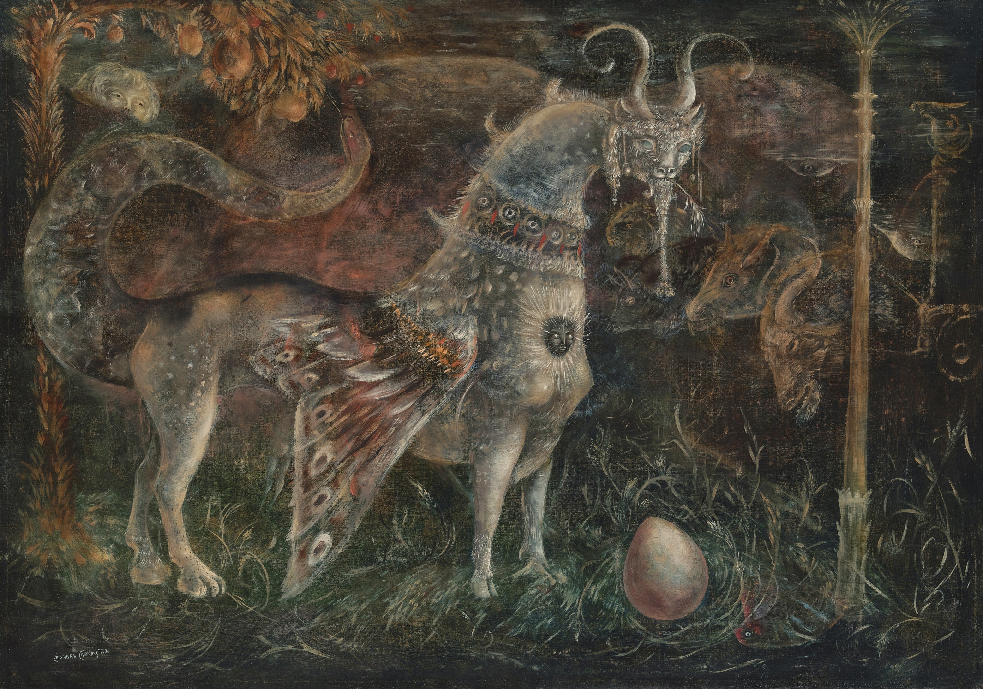 kochany koszmarze, piszę do ciebie. Leonora Carrington, praca 10.