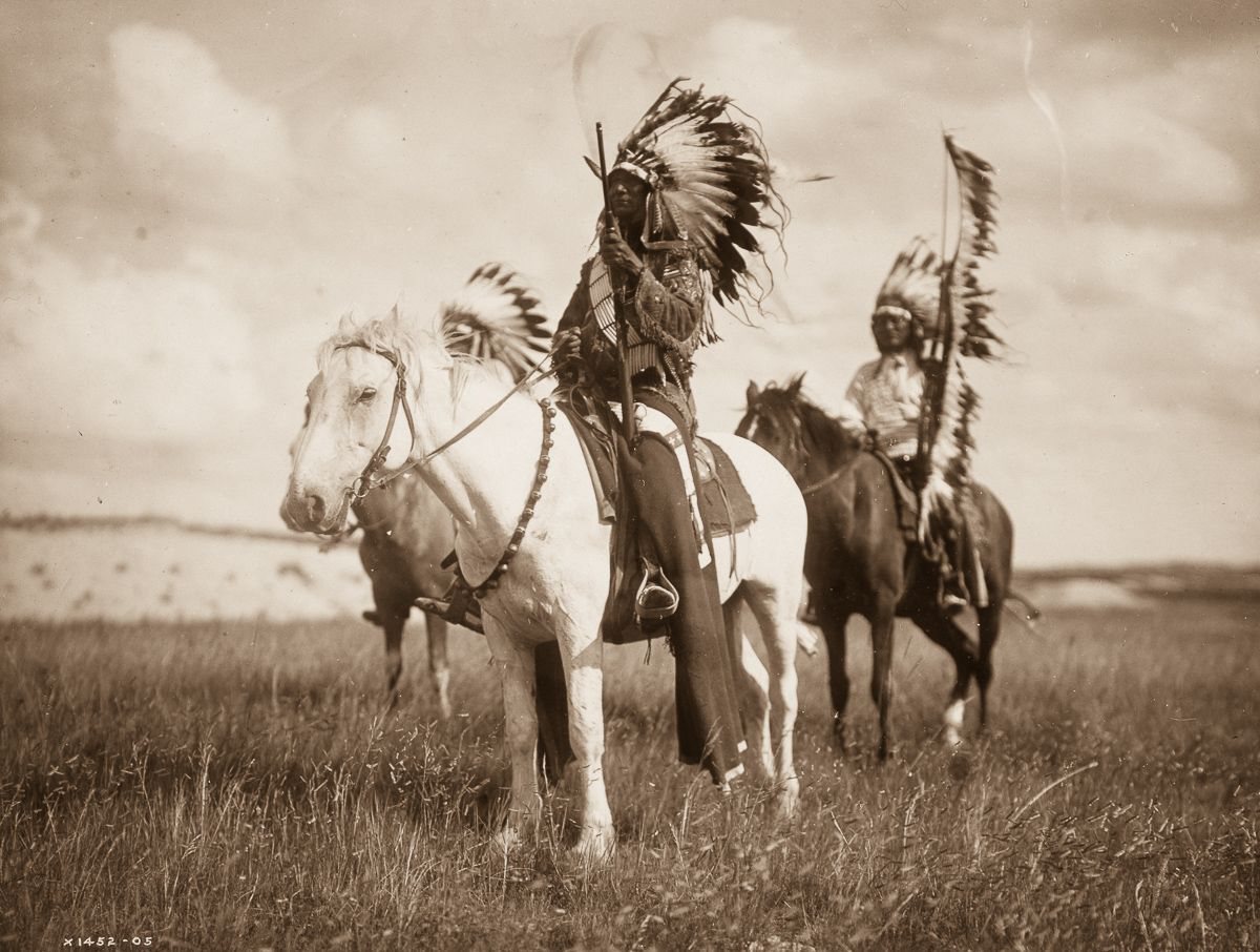 twarze zapisane na starych kliszach. Edward S. Curtis, praca 2.