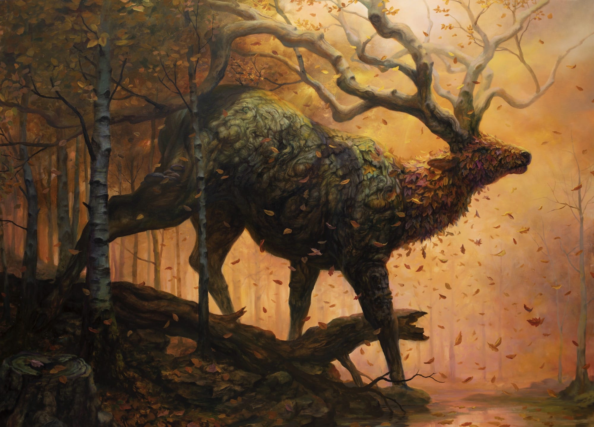 zwierzęta wiedzą, że wszystko wraca. Martin Wittfooth, praca 10.