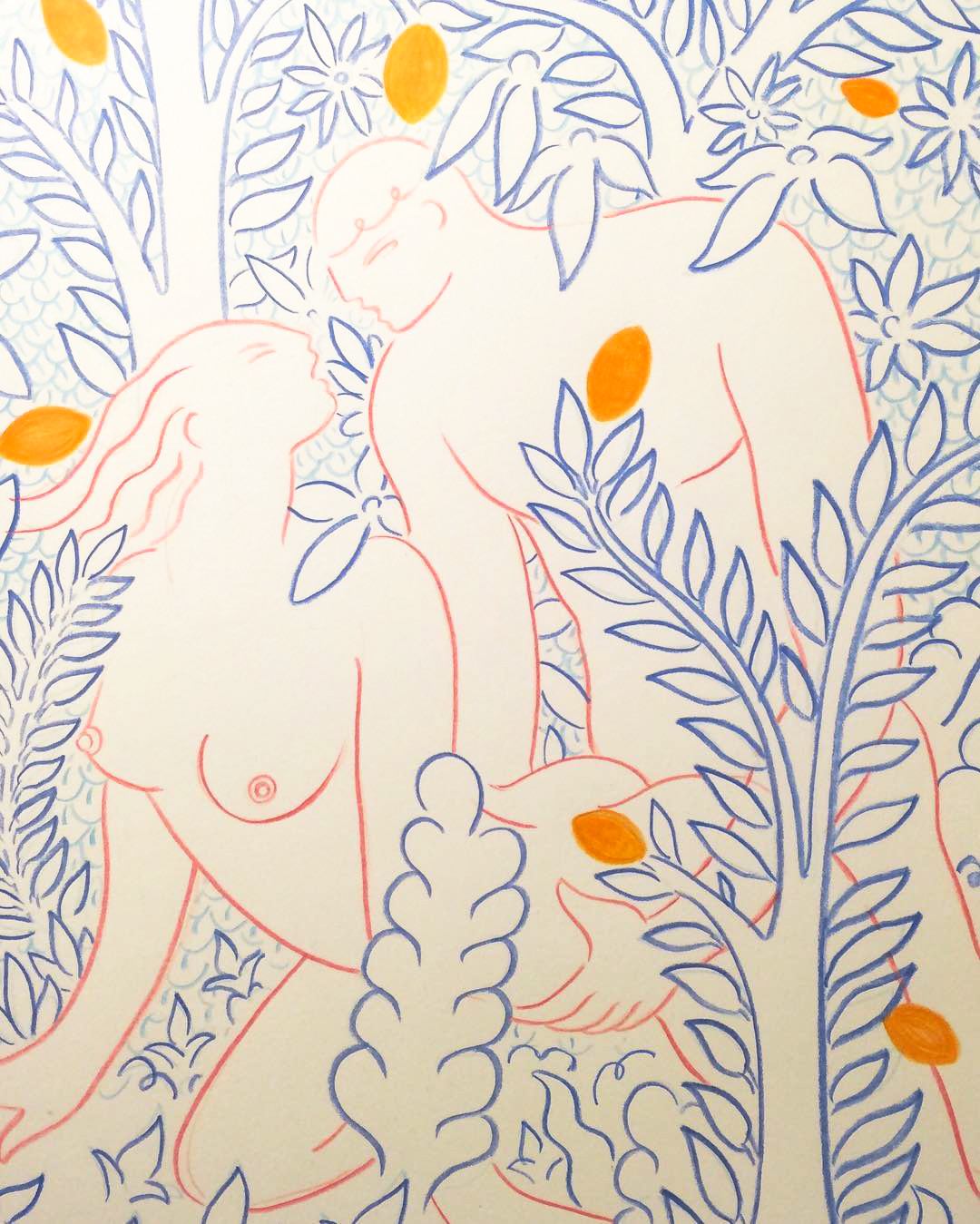 wiosna nie umie trzymać rąk przy sobie. Alphachanneling, praca 6.