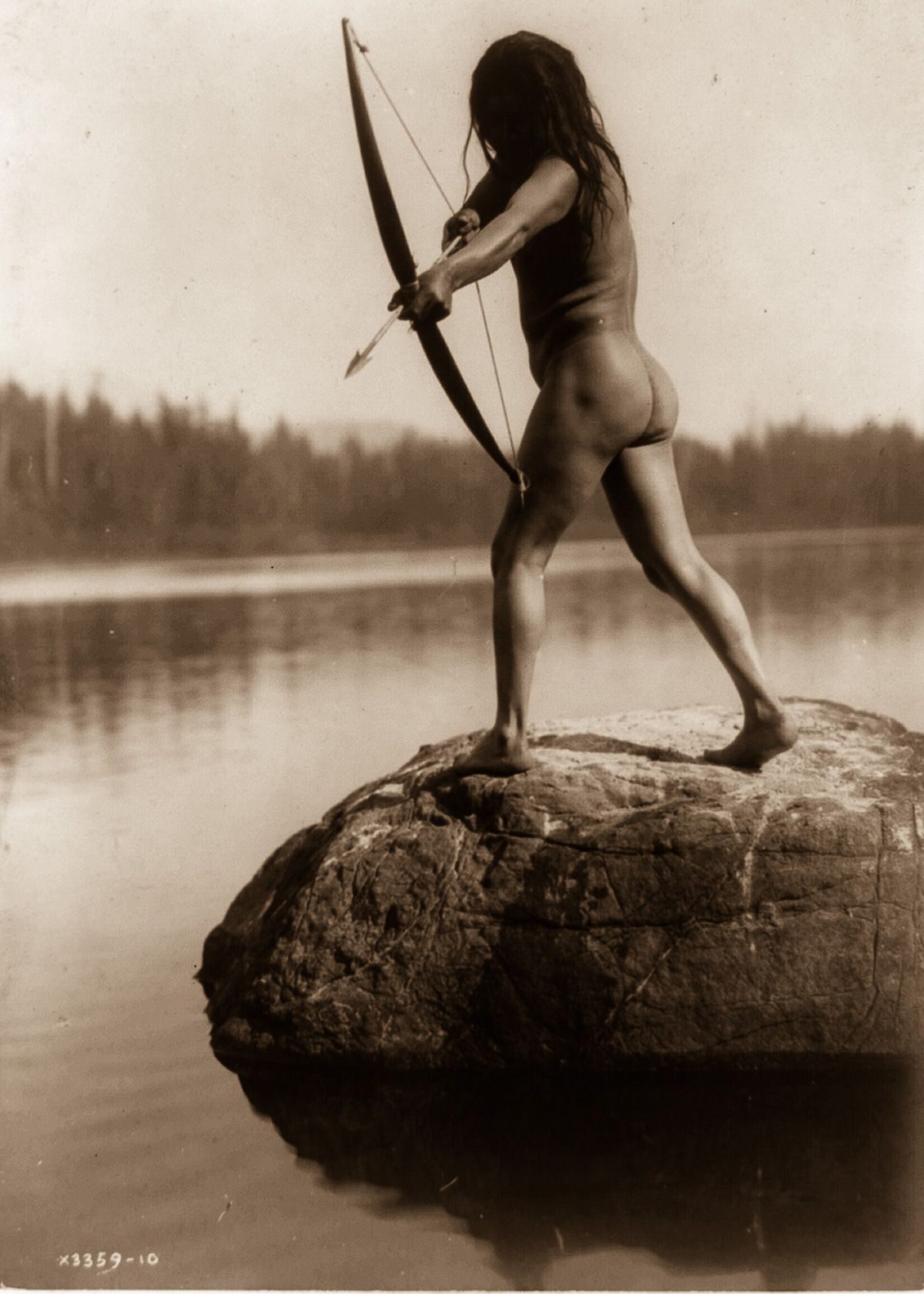 twarze zapisane na starych kliszach. Edward S. Curtis, praca 6.