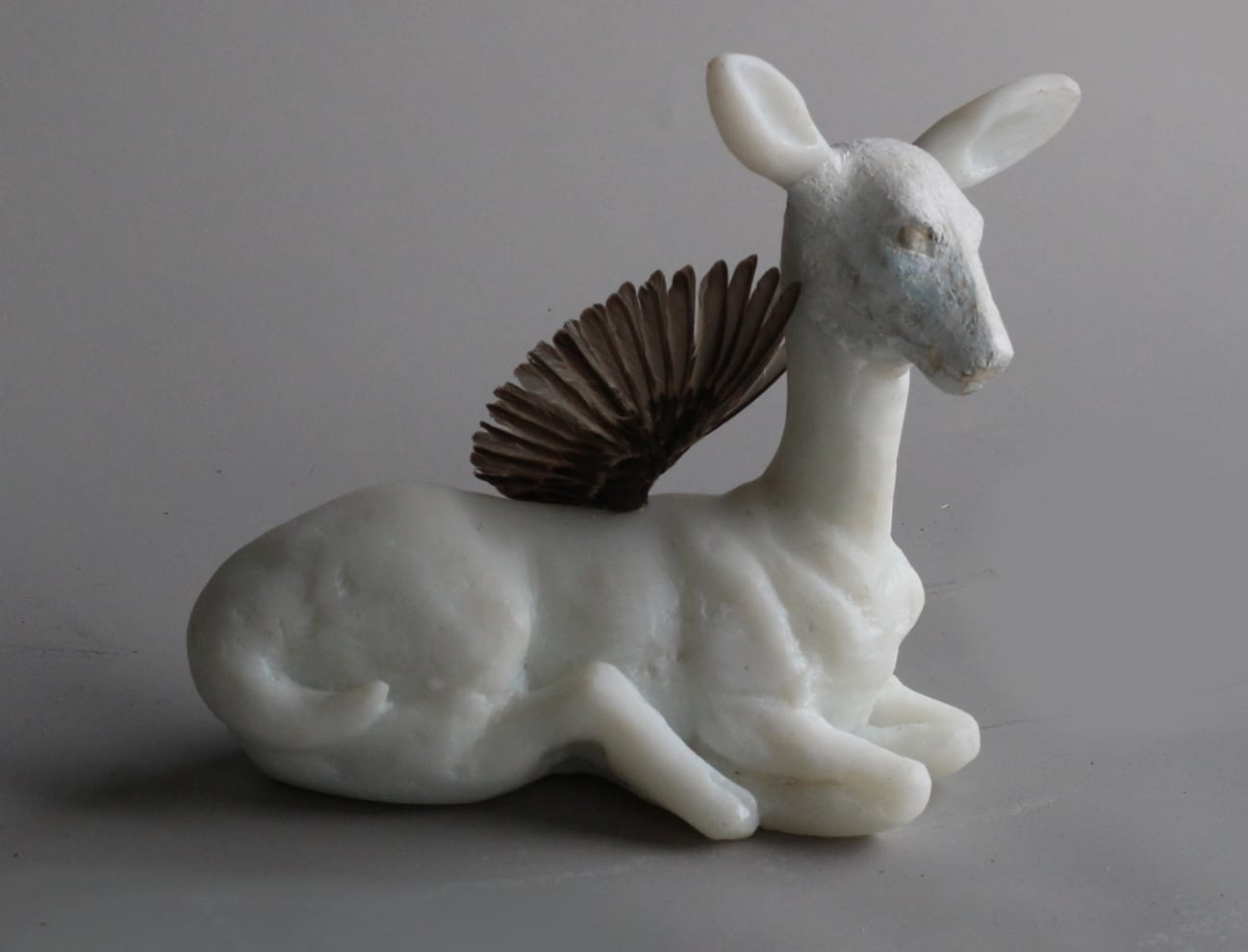 ktoś śpi w środku szkła. Christina Bothwell, praca 5.