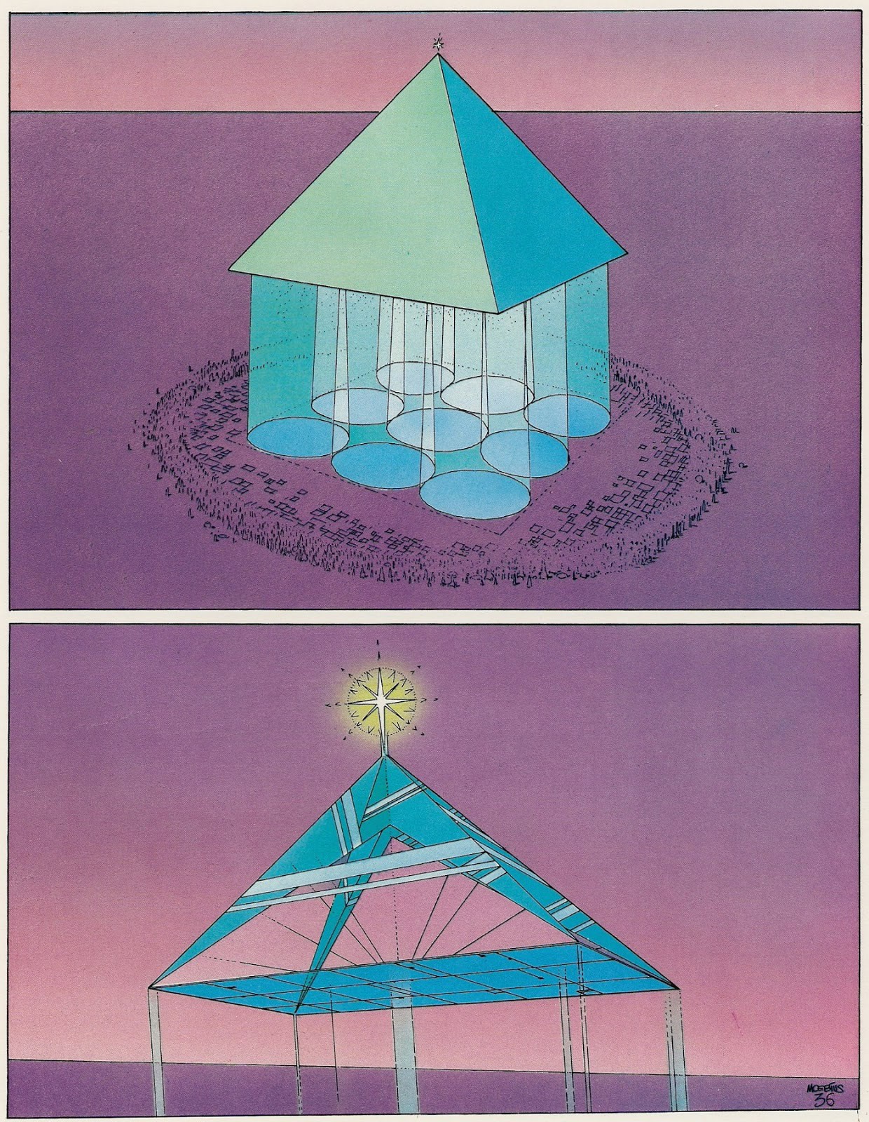 w edenie nikt nie pyta o drogę. Moebius (Jean Giraud), praca 10.