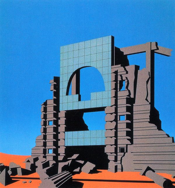 miejsce zaczyna się od kształtu. Arata Isozaki, praca 4.