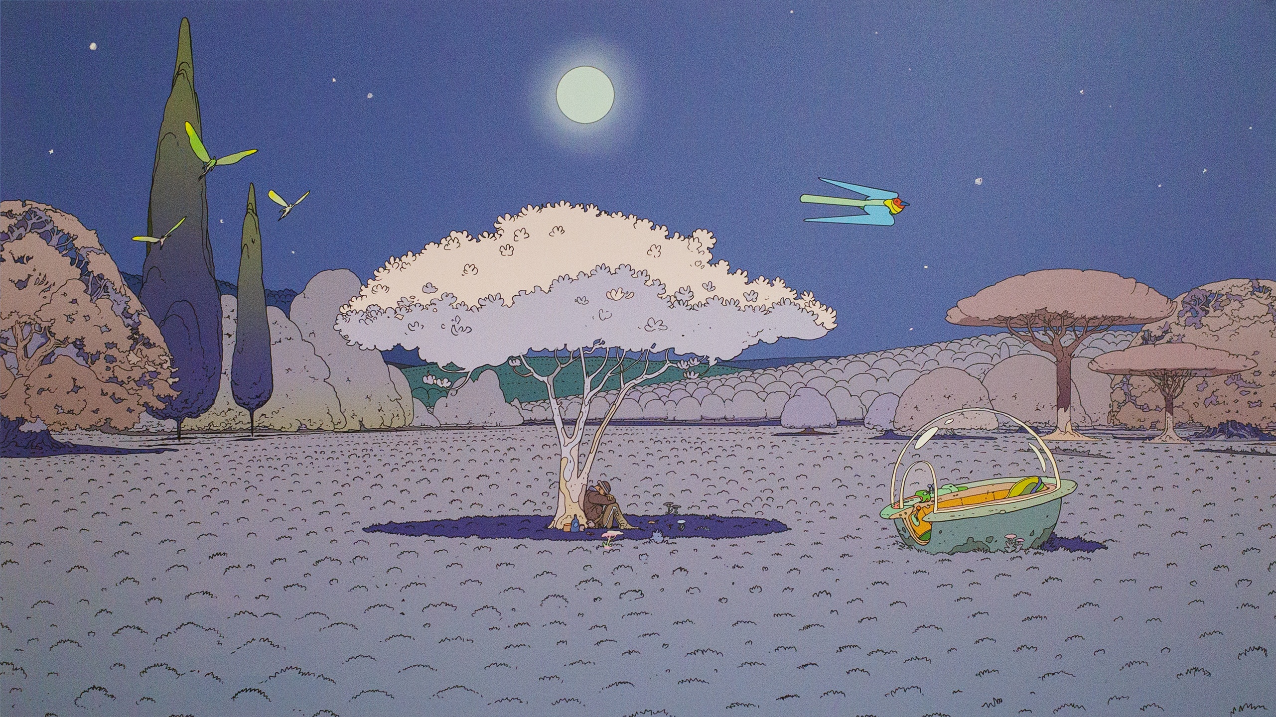 w edenie nikt nie pyta o drogę. Moebius (Jean Giraud), praca 1.