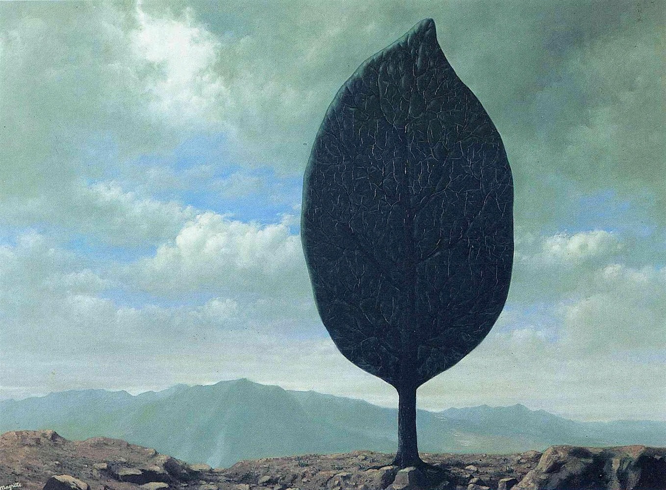zwykłe przedmioty zaczęły krzyczeć. René Magritte, praca 4.