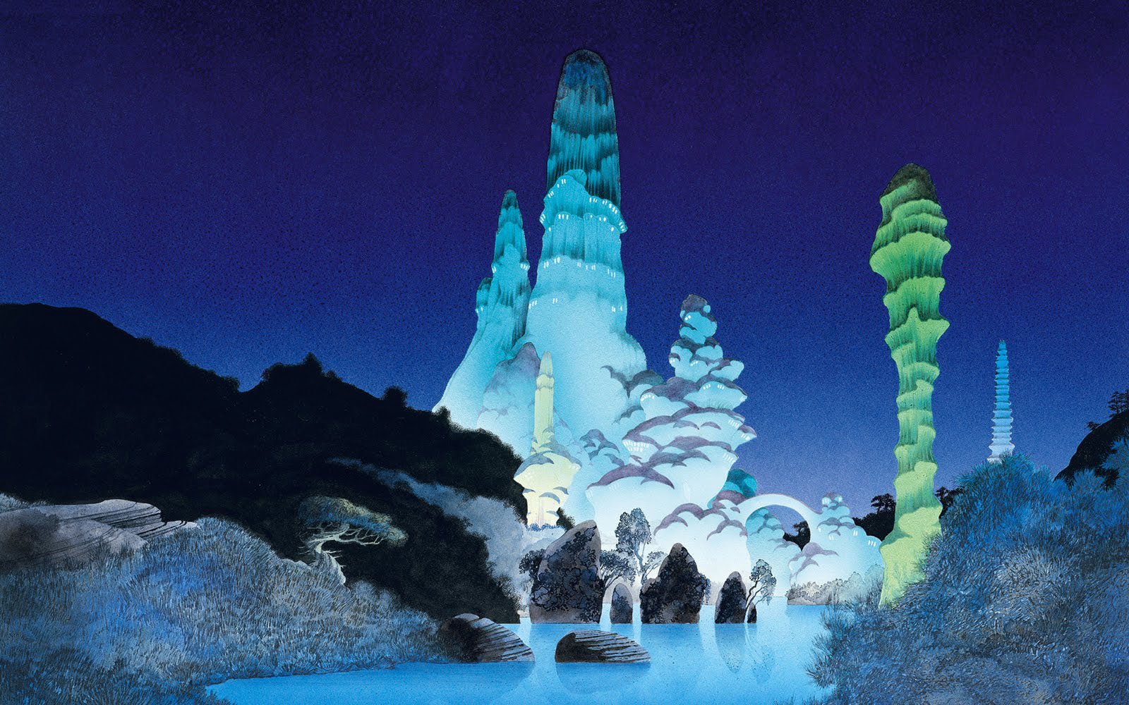 wyspa zgubiła ziemię. Roger Dean, praca 2.