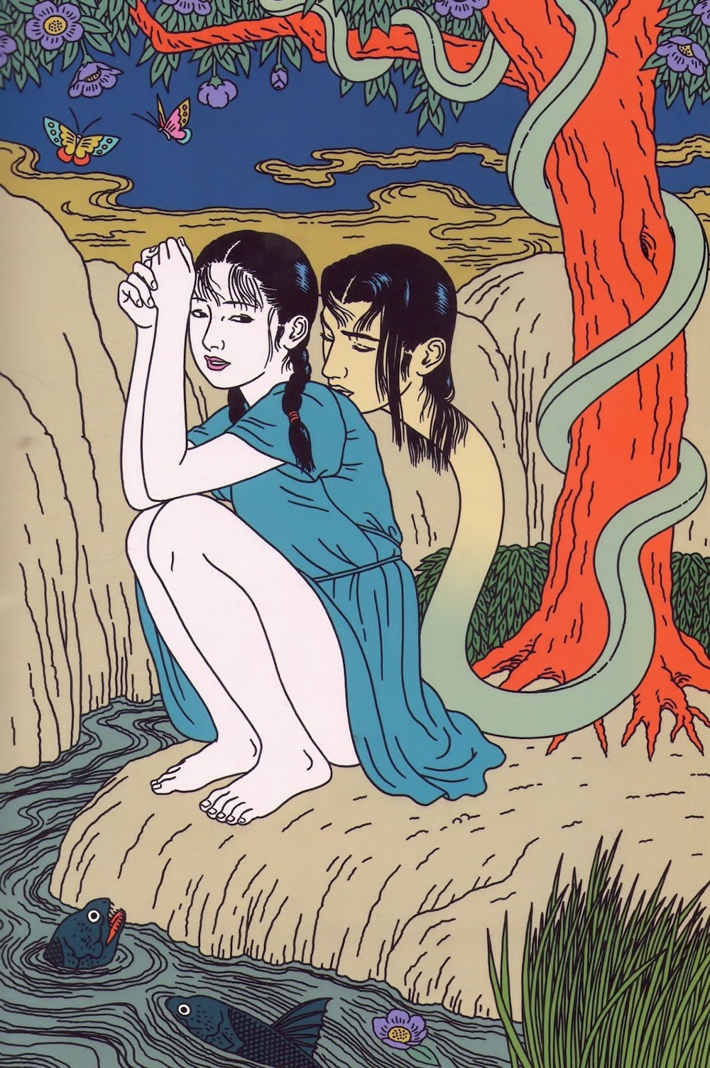 sen, po którym nie patrzę w oczy. Toshio Saeki, praca 1.
