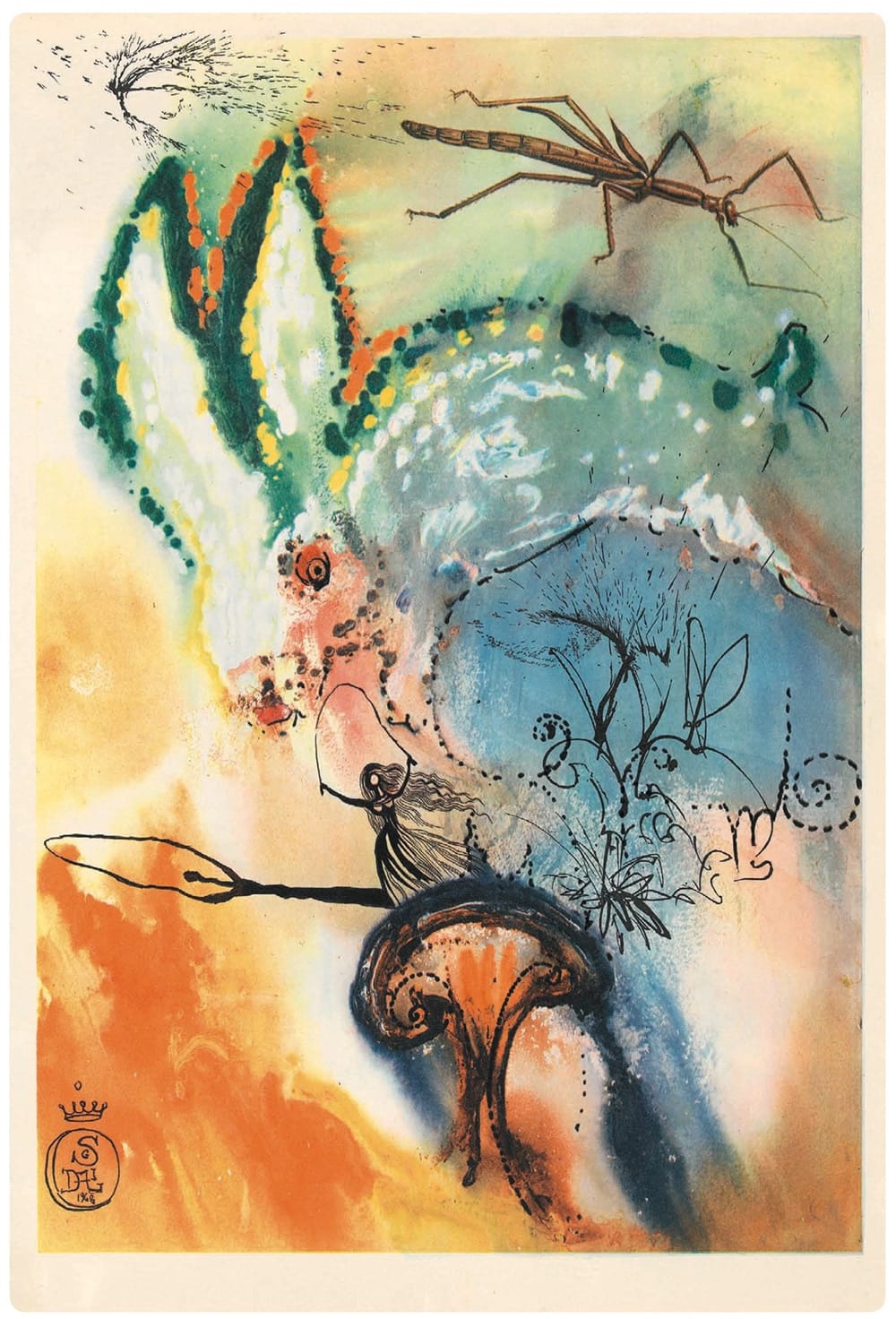 alicja trafiła do jeszcze dziwniejszej krainy. Salvador Dalí, praca 3.