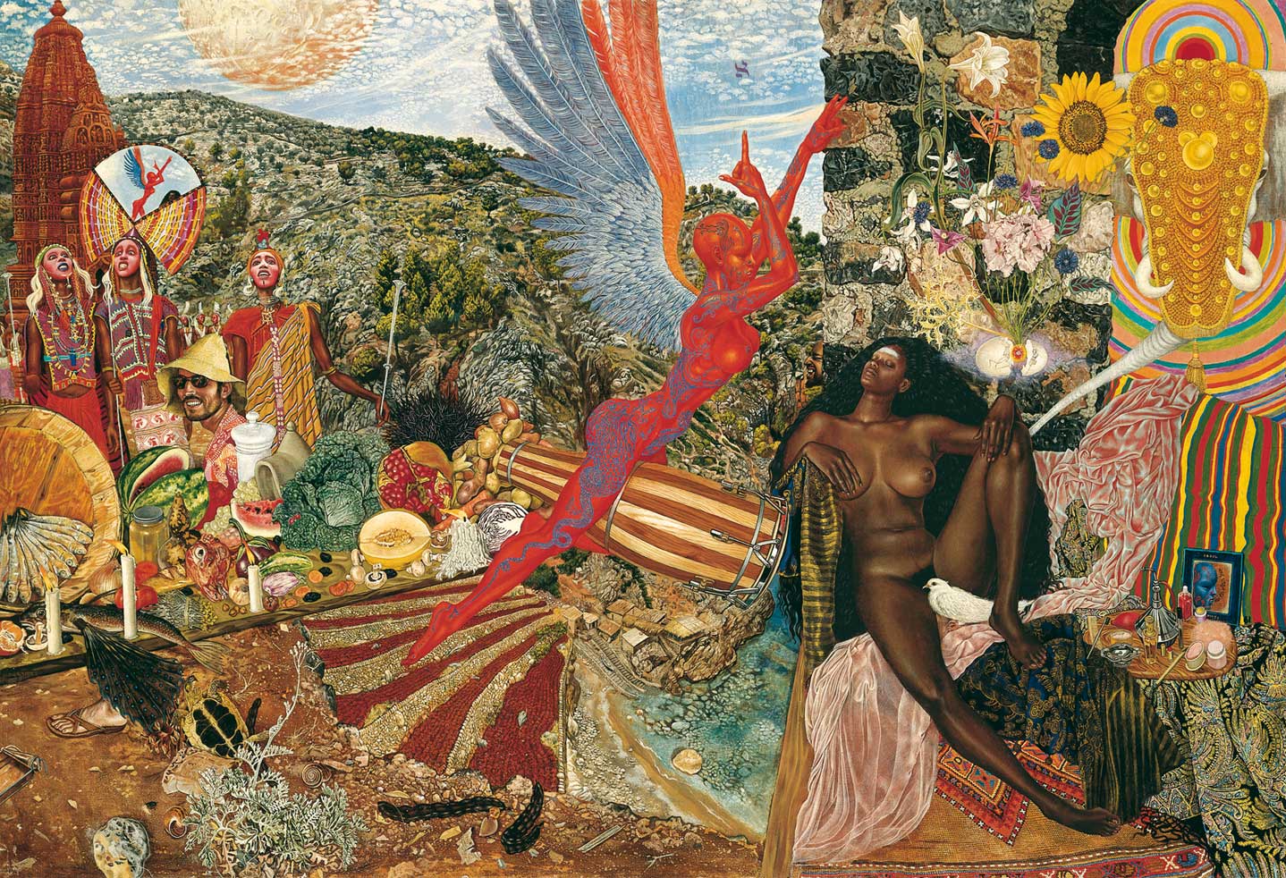 za kolorem jest kolejny kolor. Mati Klarwein, praca 4.
