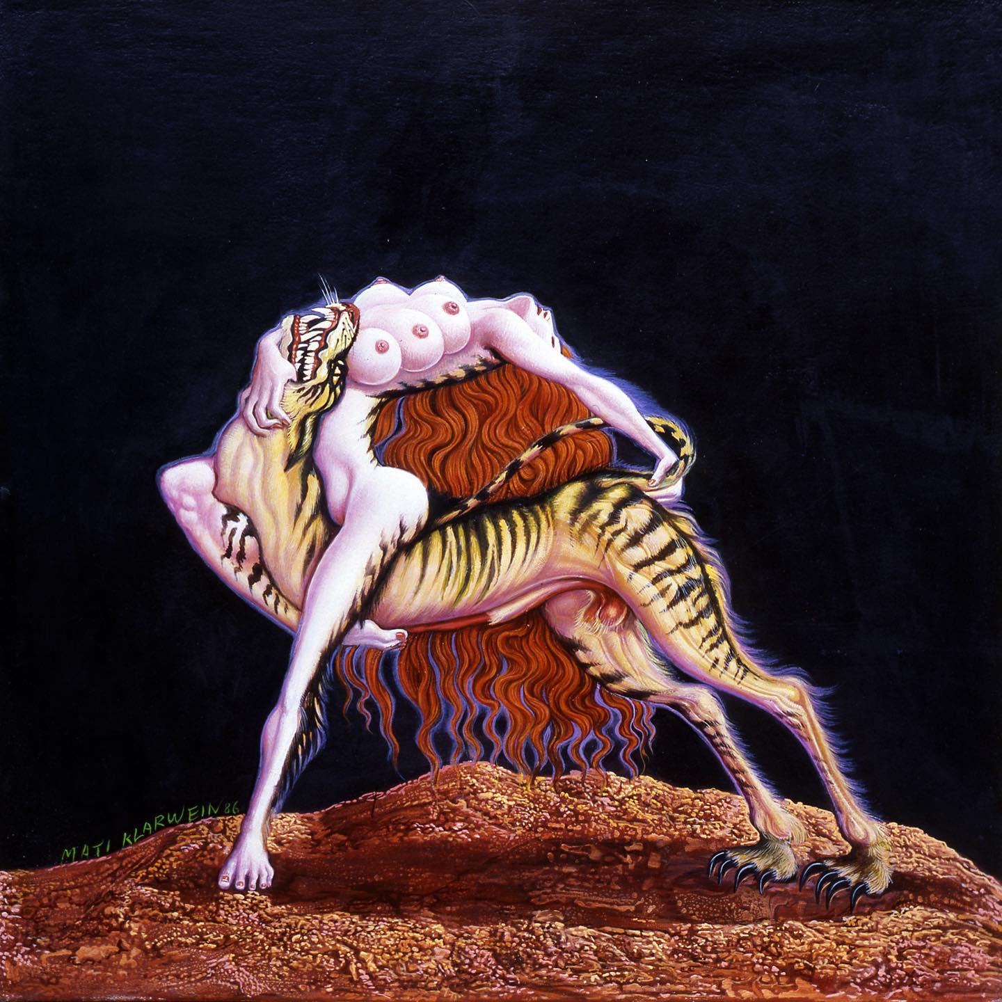 za kolorem jest kolejny kolor. Mati Klarwein, praca 10.