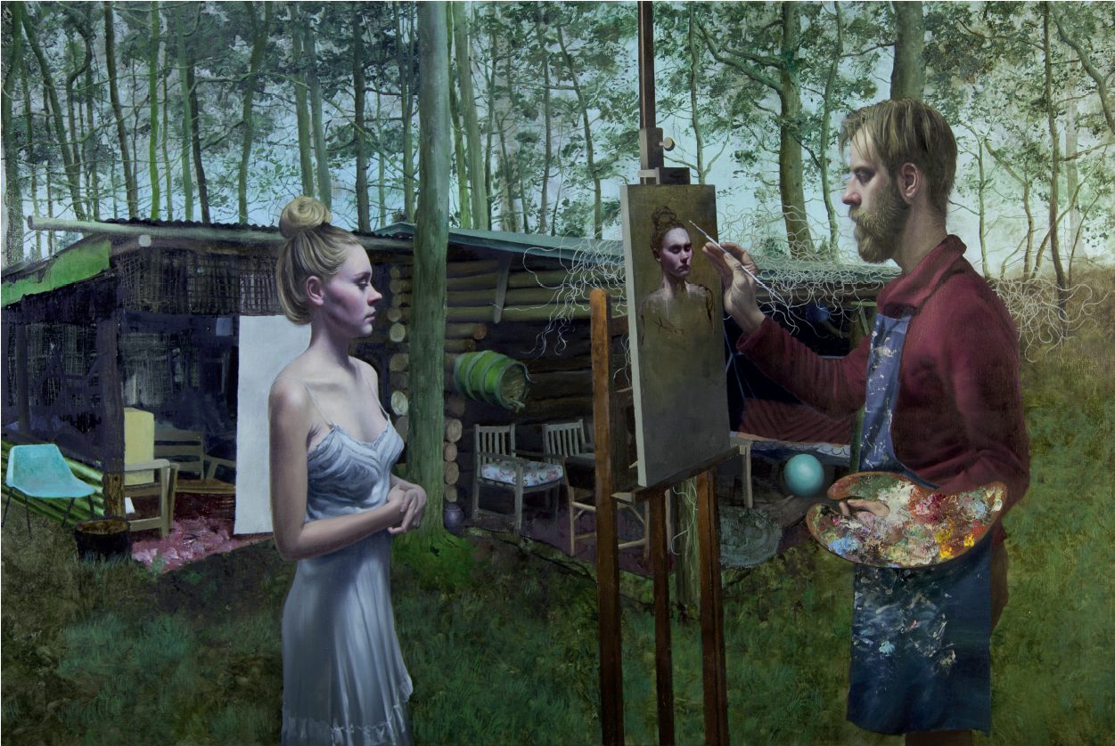 pół chłopca, całe dzieciństwo. Stuart Pearson Wright, praca 2.