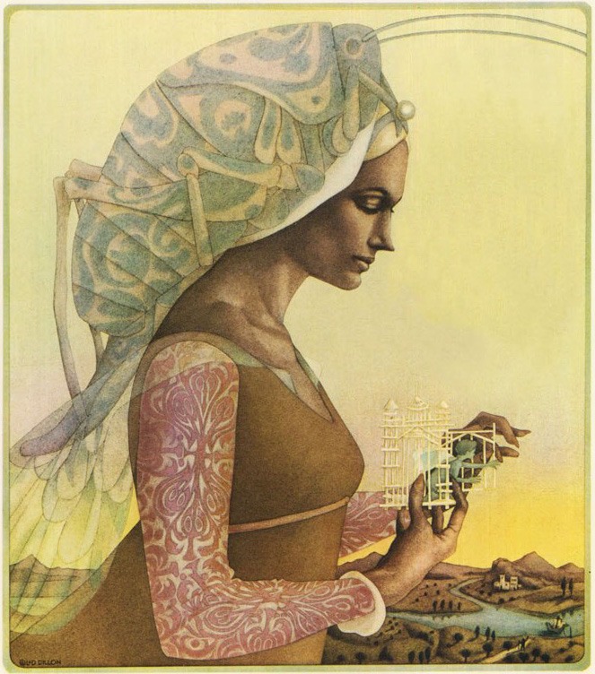 sercu wyrosły skrzydła. Leo and Diane Dillon, praca 4.