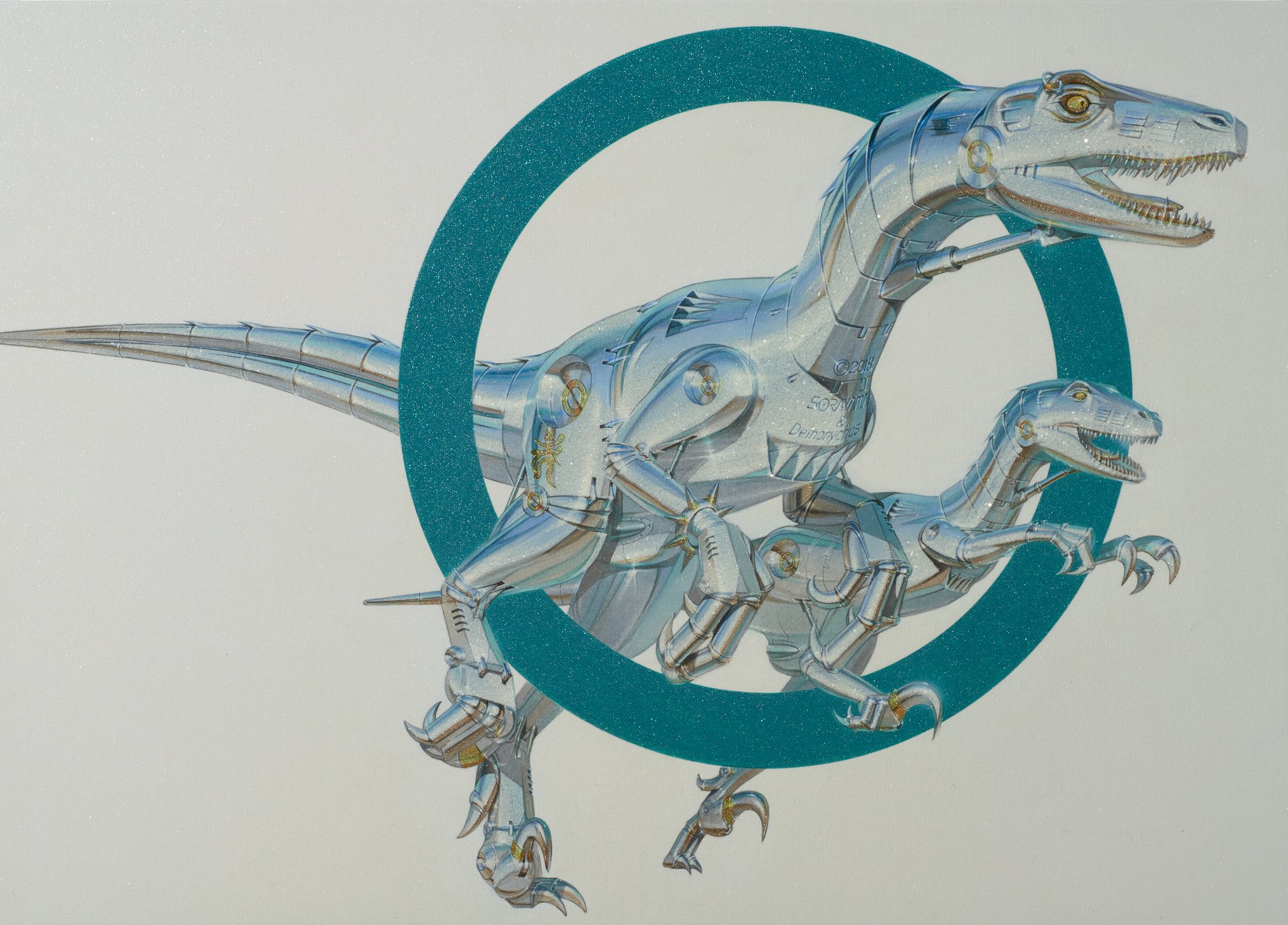 przyszłość odbija się w chromie. Hajime Sorayama, praca 6.