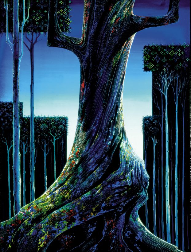 dolina pamięta inny porządek. Eyvind Earle, praca 2.