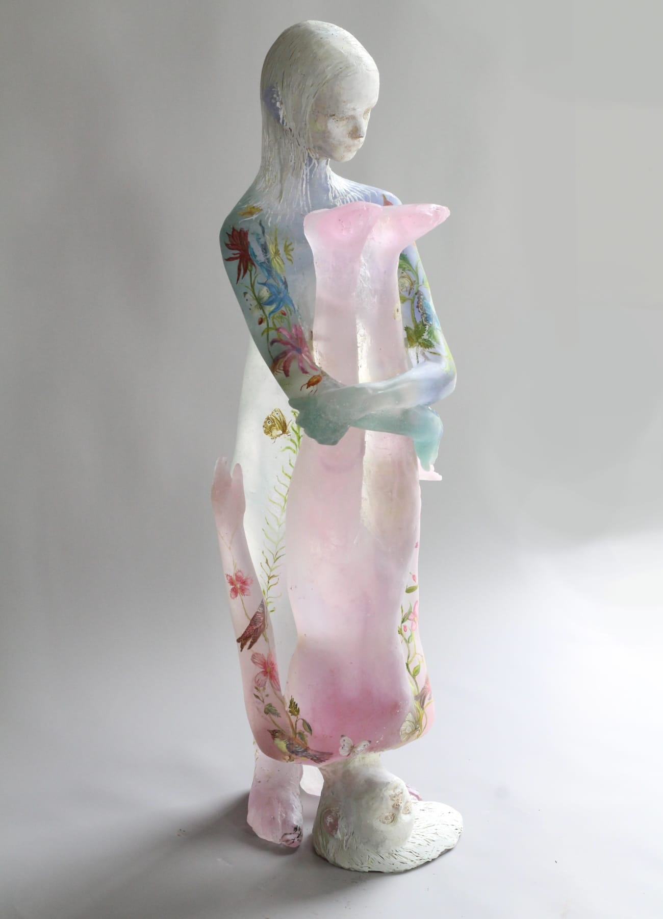 ktoś śpi w środku szkła. Christina Bothwell, praca 4.