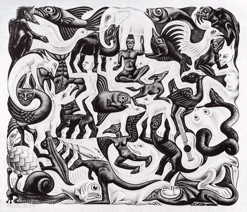 wracam schodami, które nie kończą się nigdy. M. C. Escher, praca 5.