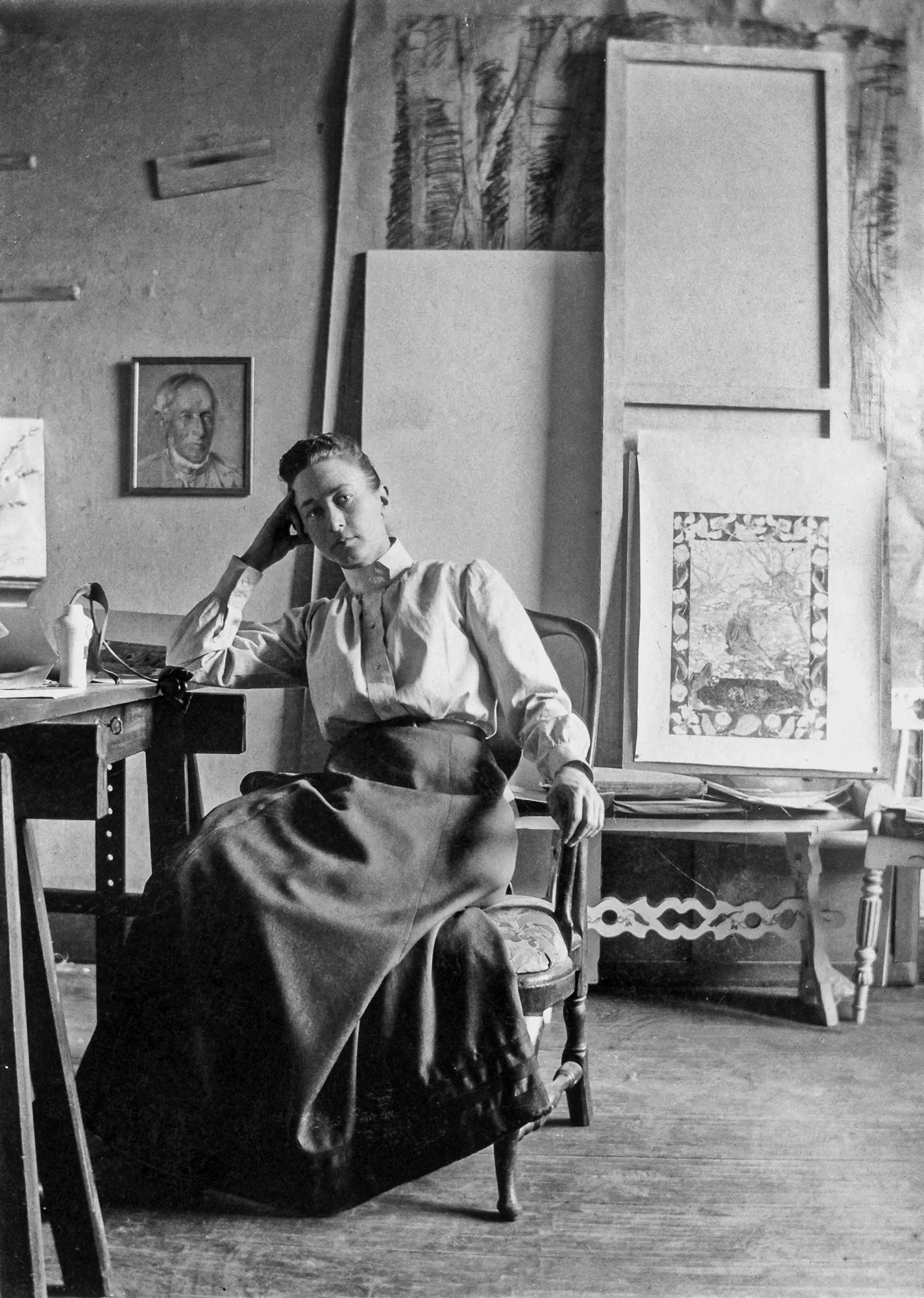 zanim świat dostał nazwy. Hilma af Klint, praca 1.