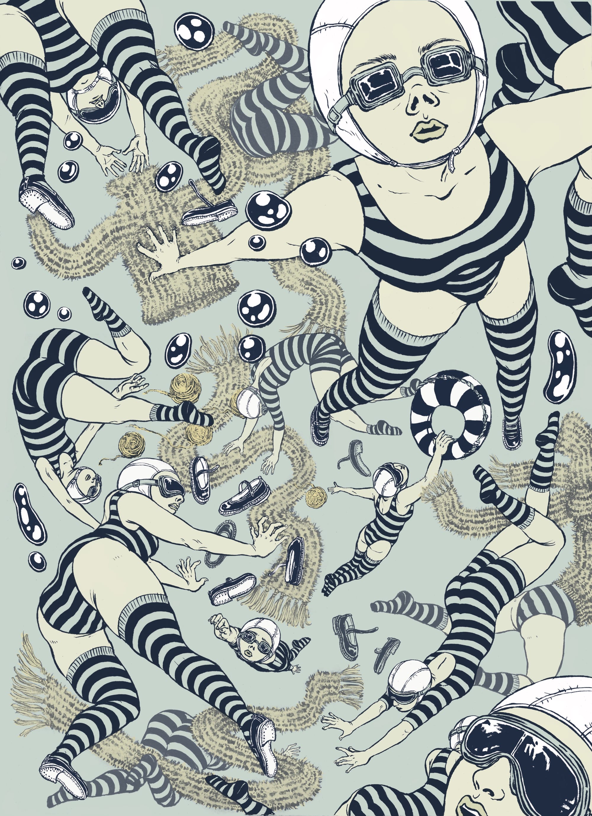 dawne lato, nie całkiem prawdziwe. Yuko Shimizu, praca 6.