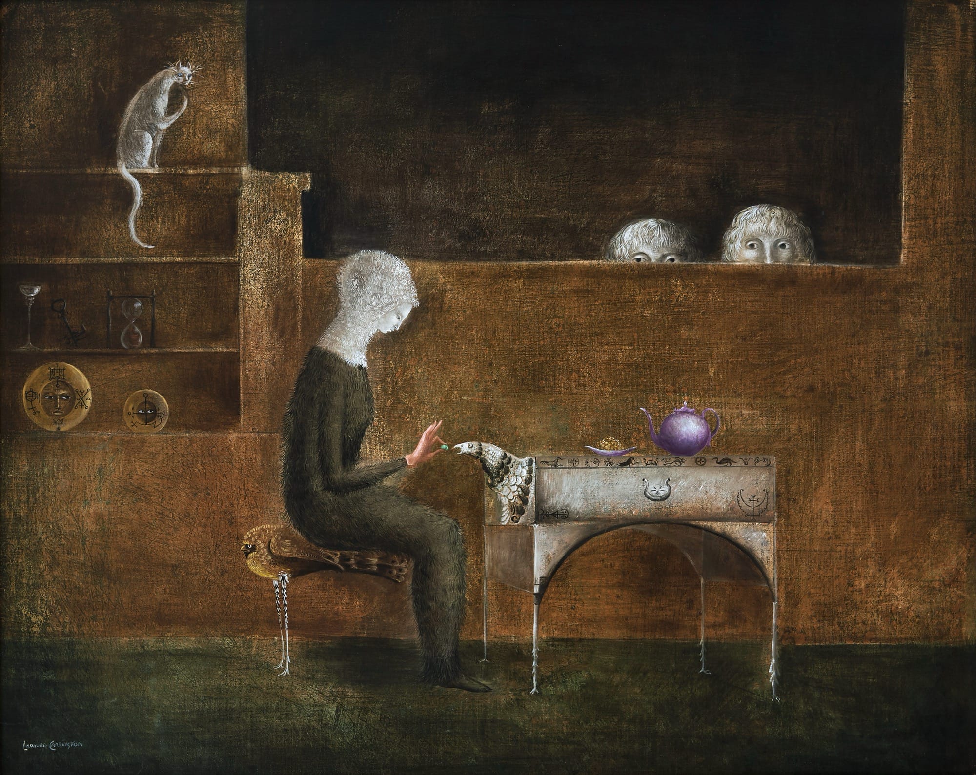 zostawiłam konwenanse za drzwiami. Leonora Carrington, praca 3.