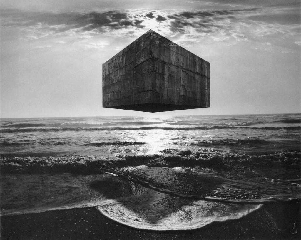 w ciemni połączyły się dwa światy. Jerry Uelsmann, praca 9.