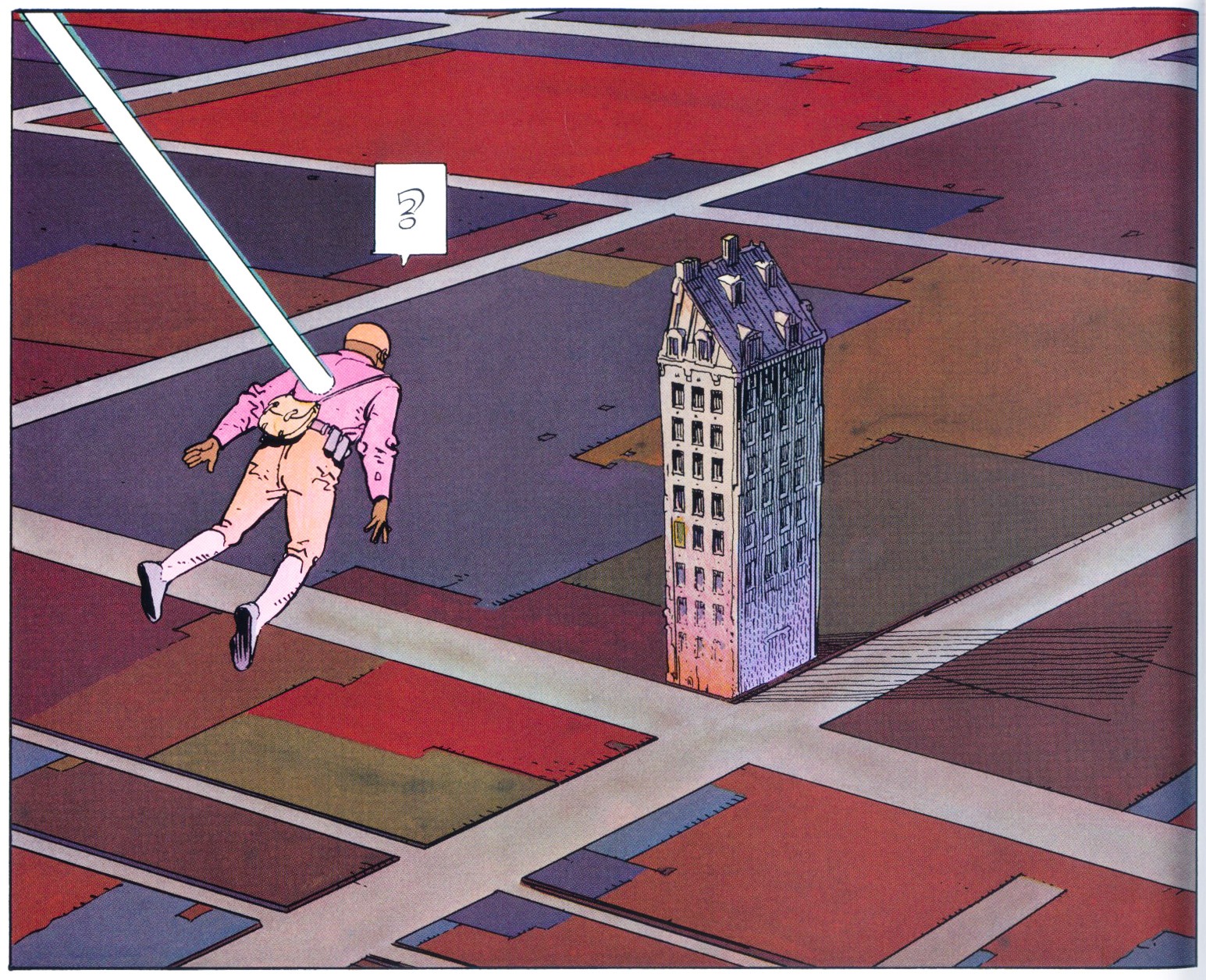 w edenie nikt nie pyta o drogę. Moebius (Jean Giraud), praca 4.