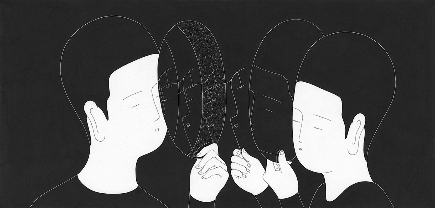 między mną a mną. Moonassi (Daehyun Kim), praca 1.