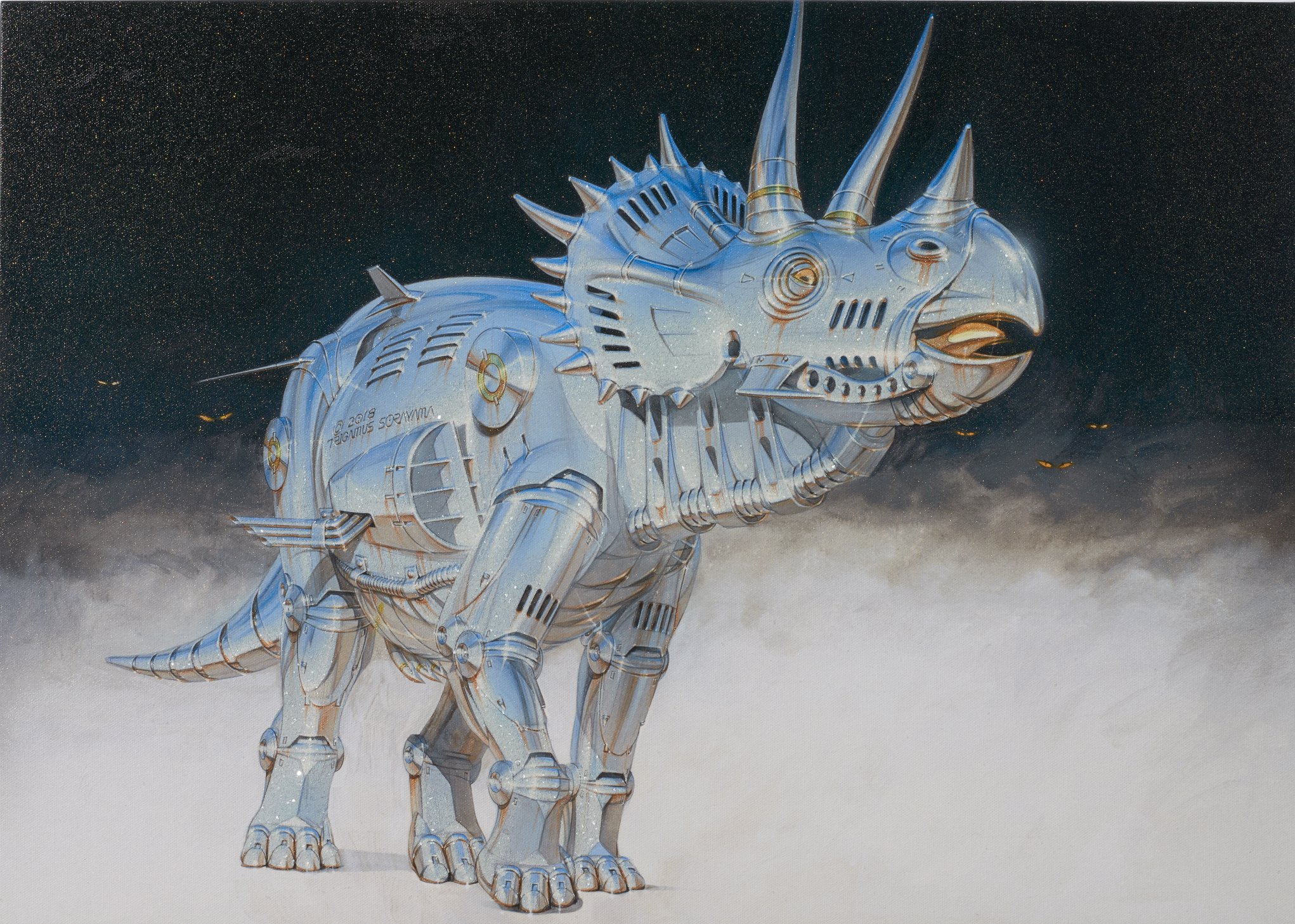 przyszłość odbija się w chromie. Hajime Sorayama, praca 8.