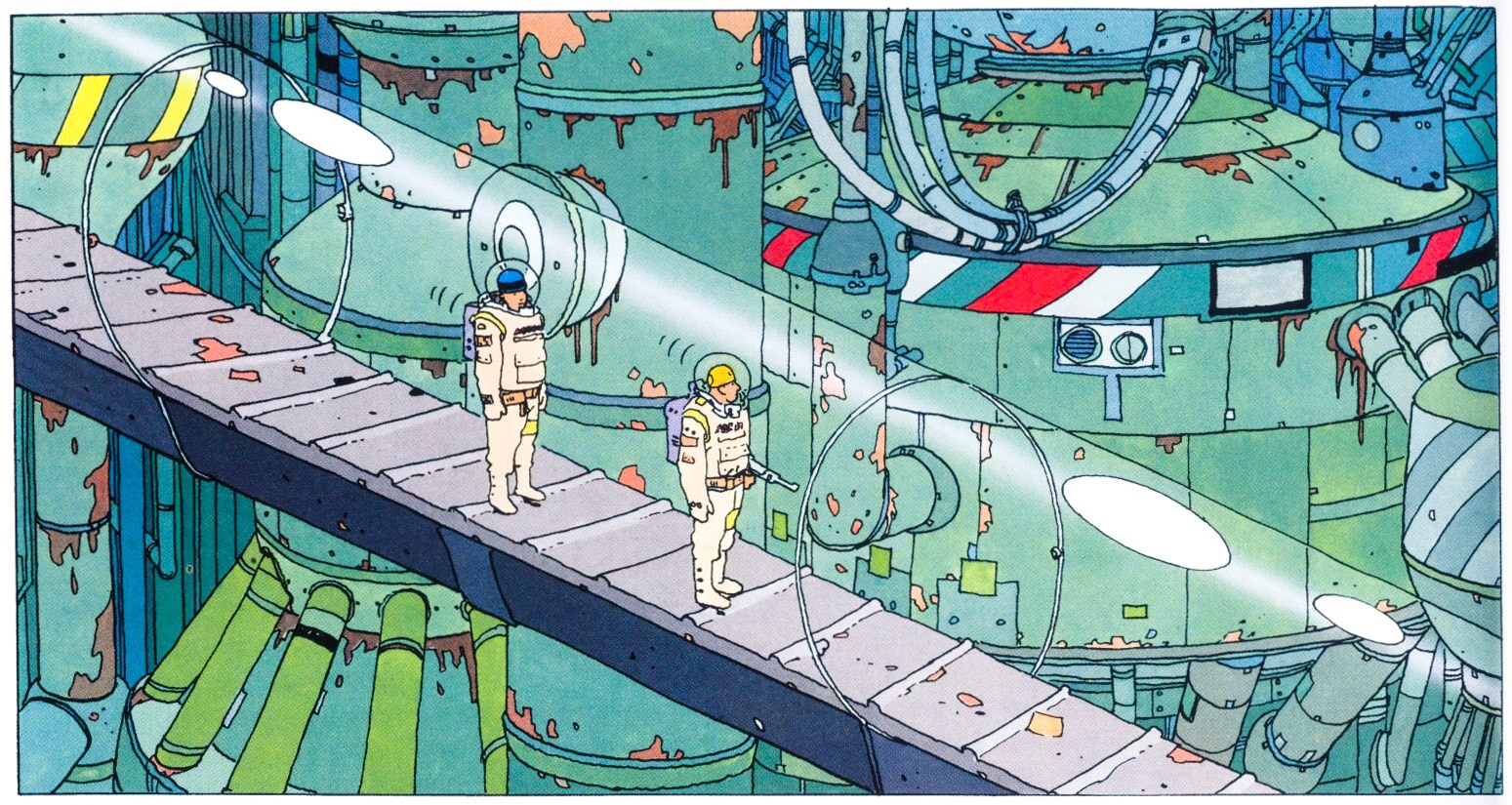 w edenie nikt nie pyta o drogę. Moebius (Jean Giraud), praca 5.