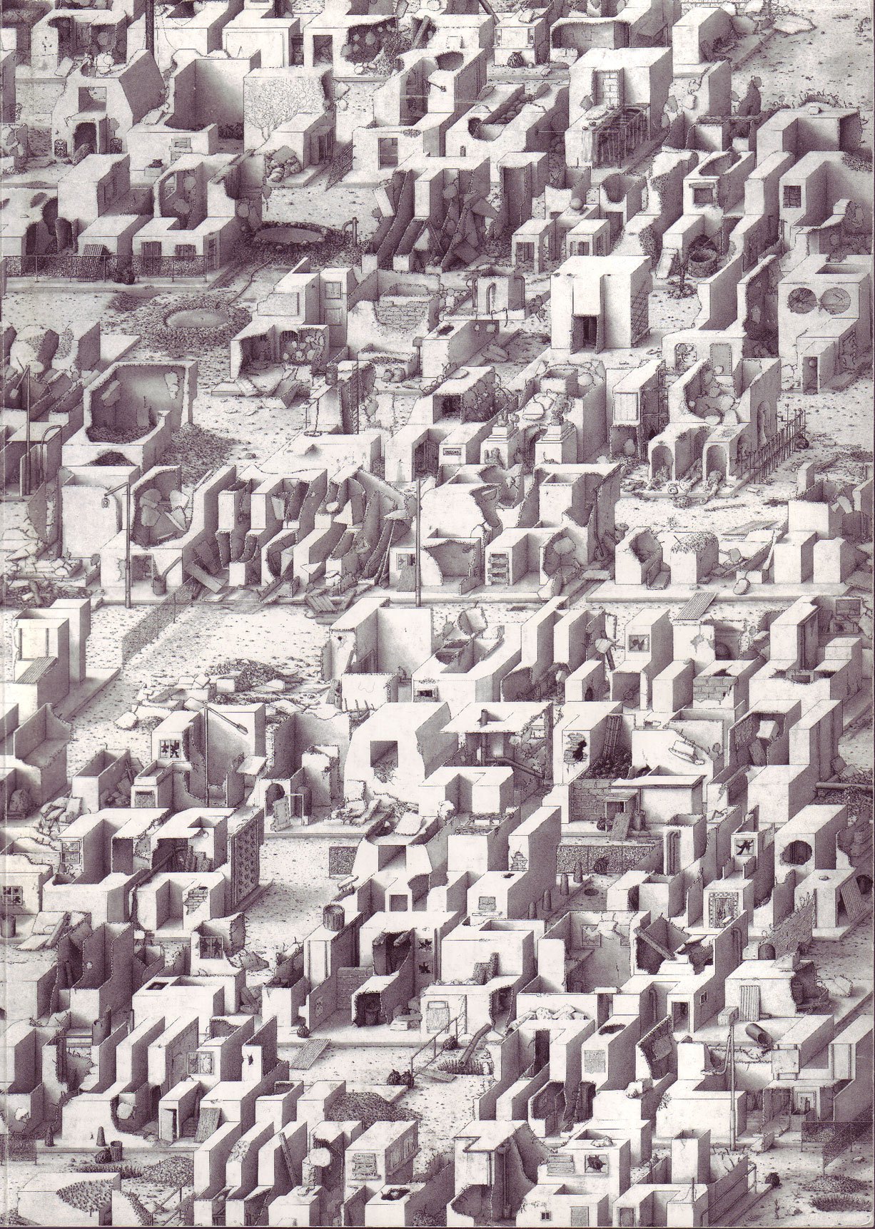 miasto, którego nie da się opuścić. Paul Noble, praca 6.